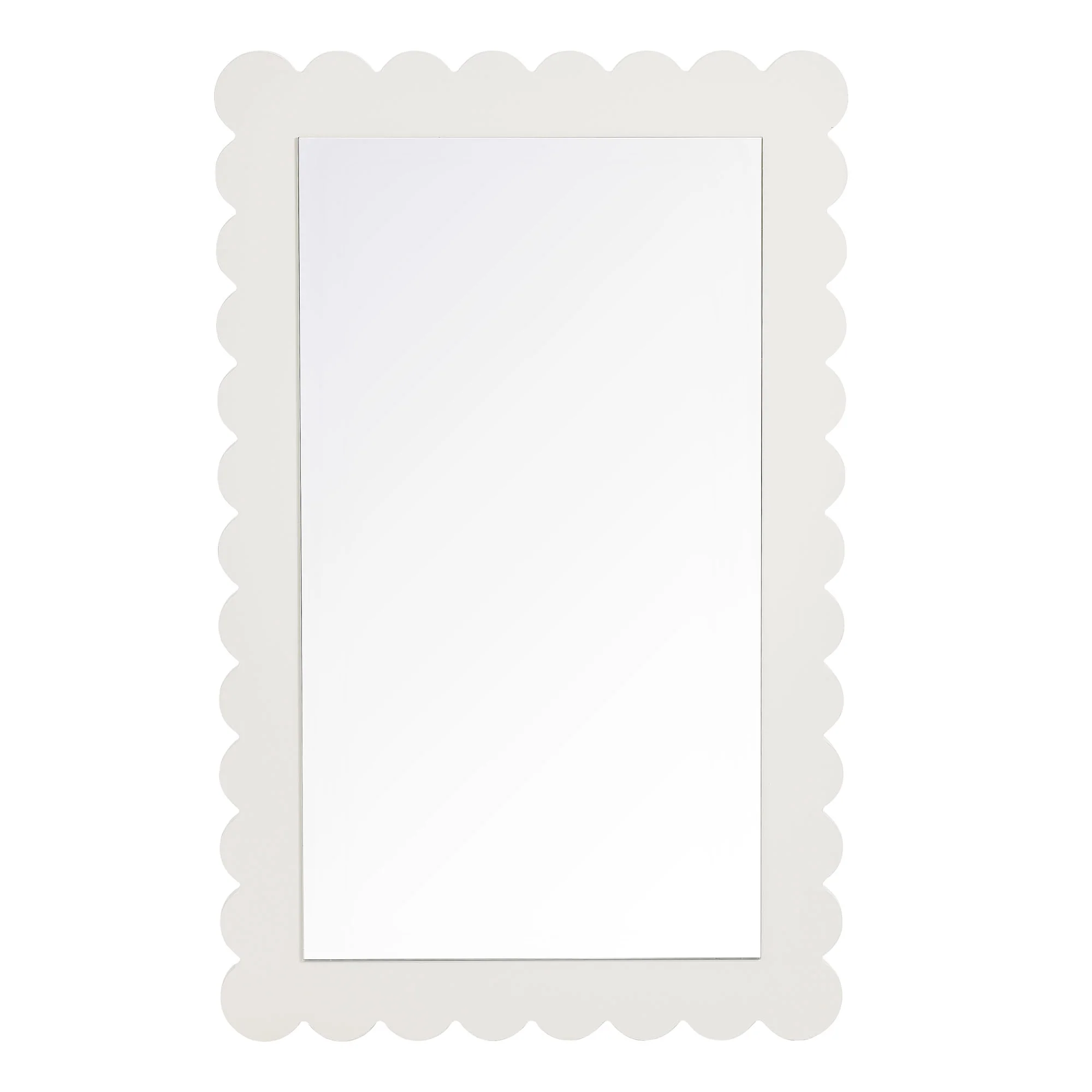 Emmeline Scalloped Rectangle Wall Mirror by Modway - Image 21