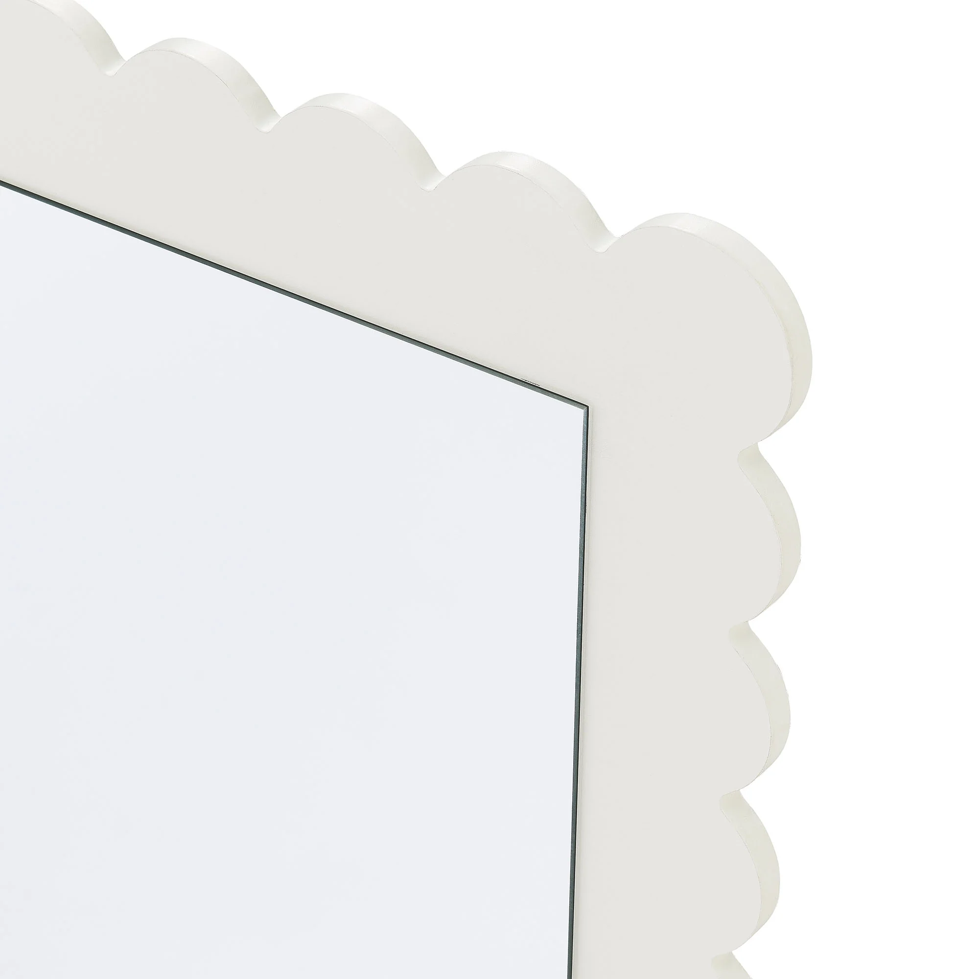 Emmeline Scalloped Rectangle Wall Mirror by Modway - Image 22
