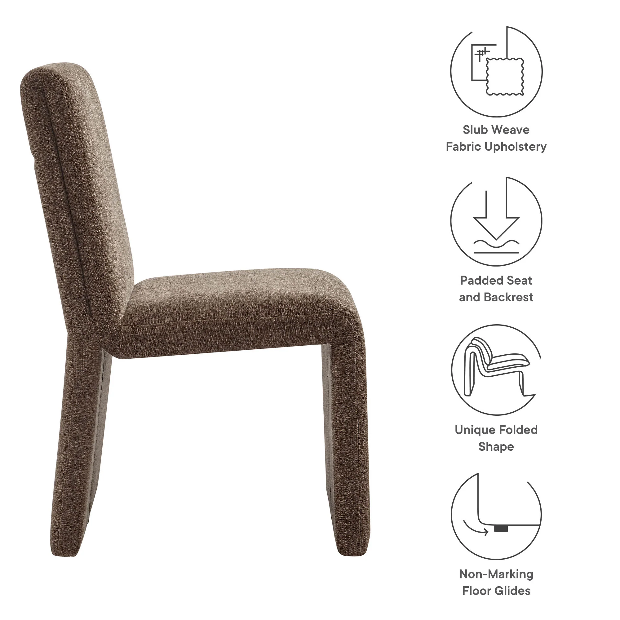 Emory Fabric Upholstered Dining Side Chair by Modway - Image 17