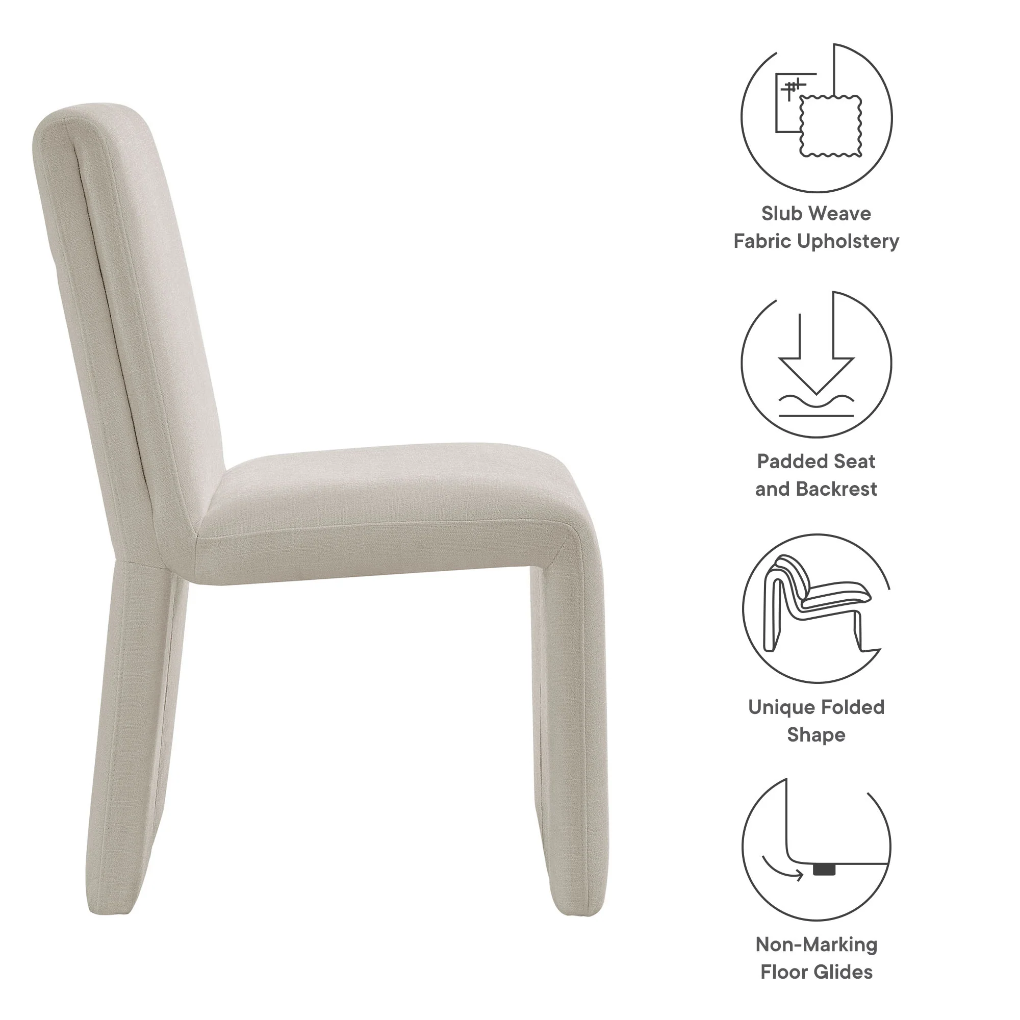 Emory Fabric Upholstered Dining Side Chair by Modway - Image 26
