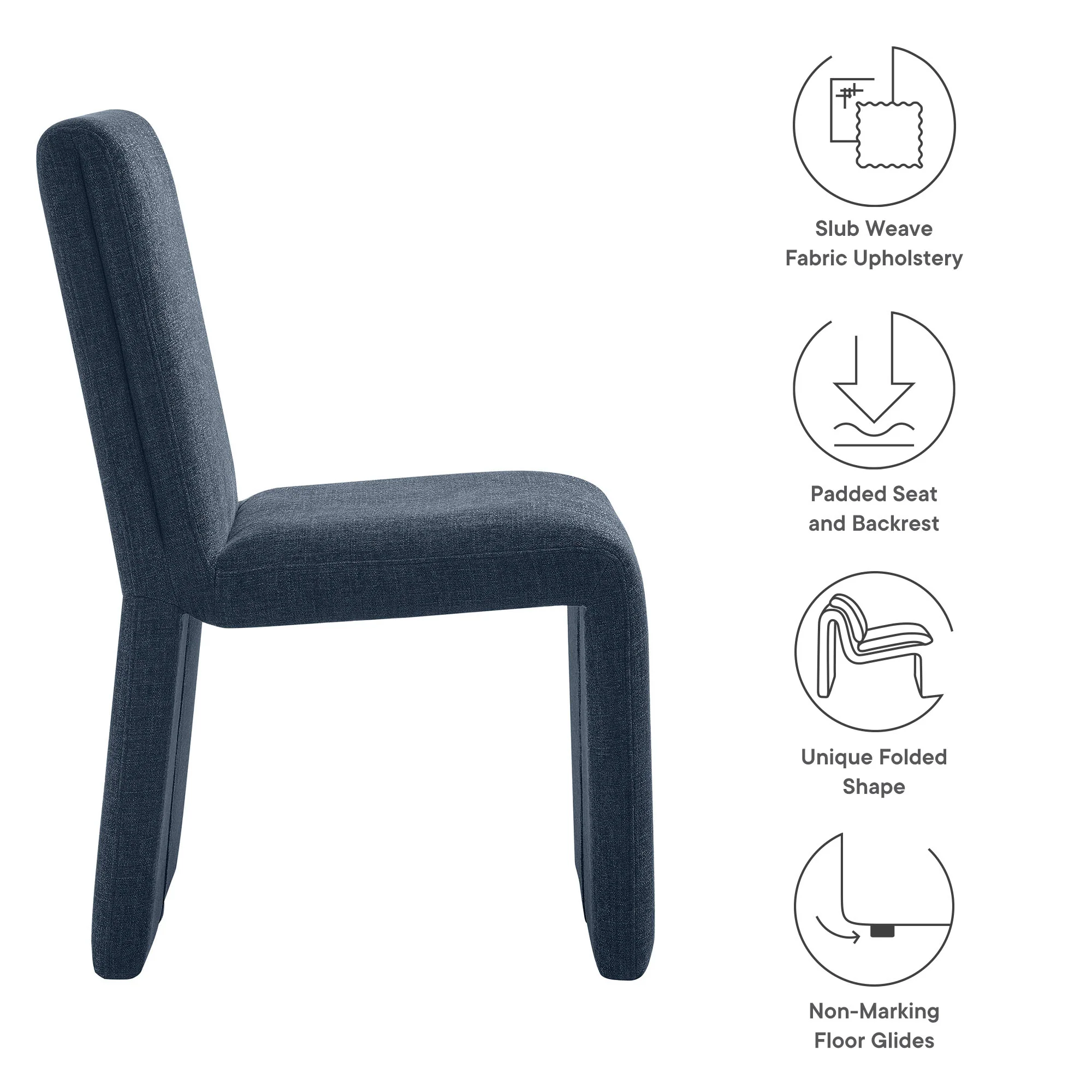 Emory Fabric Upholstered Dining Side Chair by Modway - Image 35