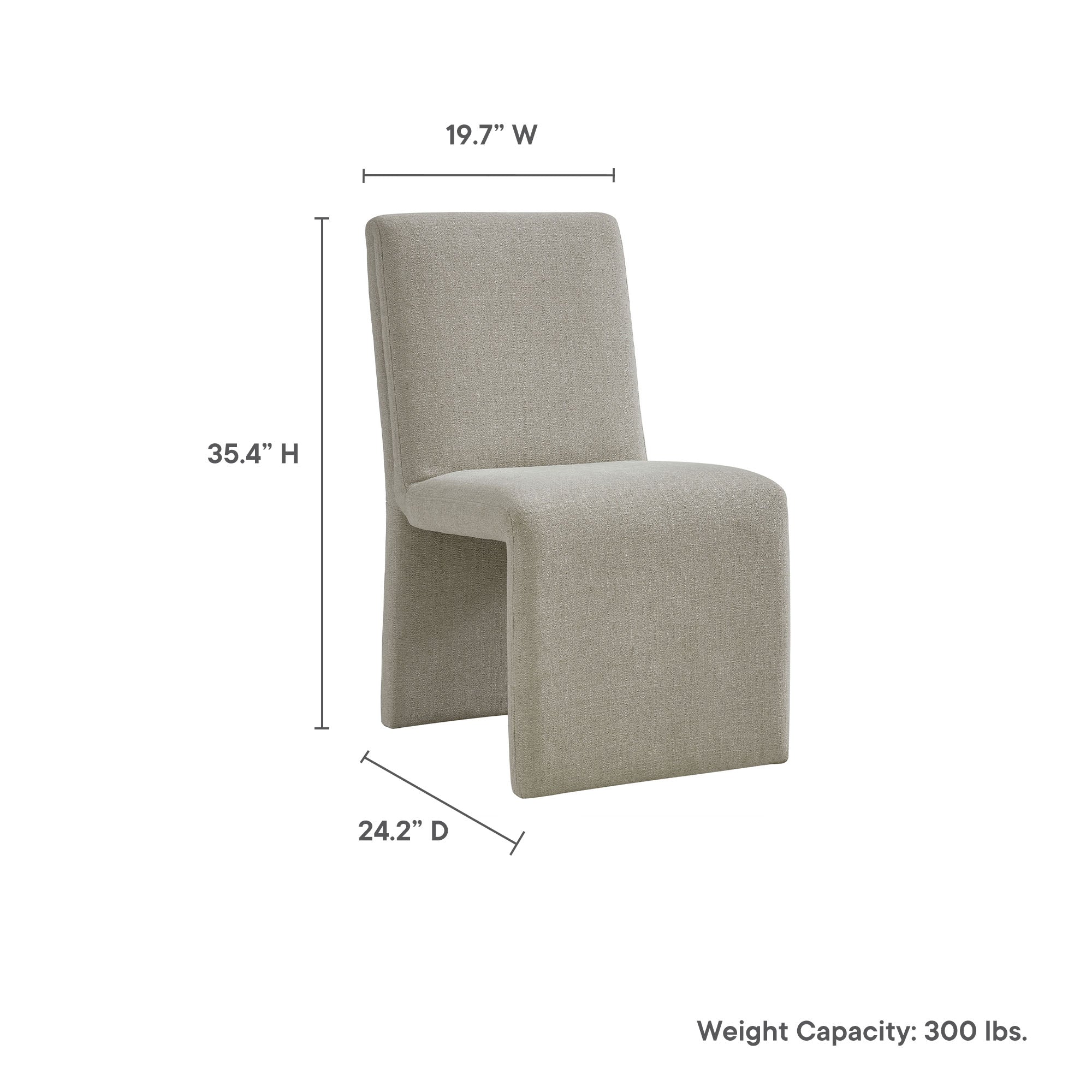 Emory Fabric Upholstered Dining Side Chair by Modway - Image 9