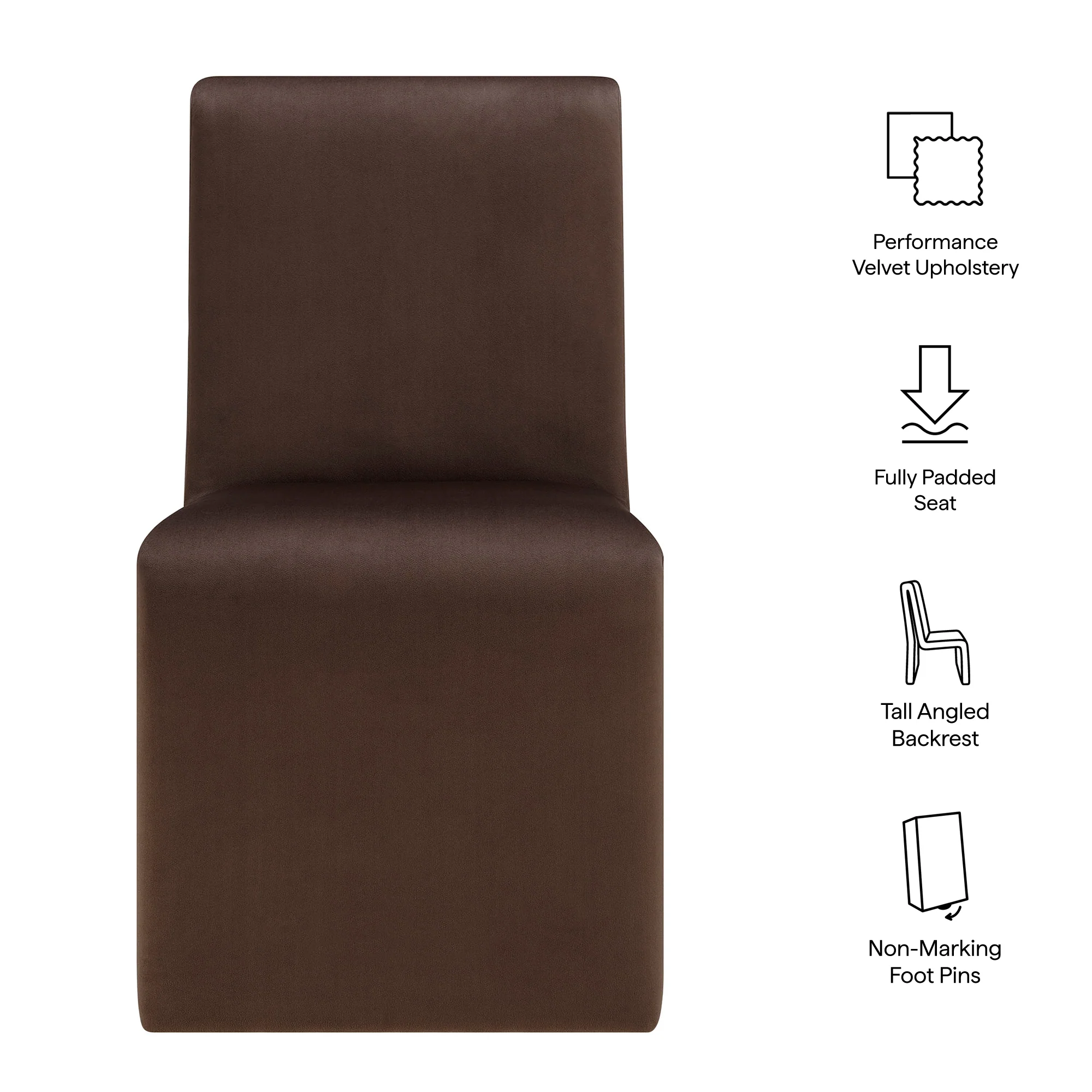 Emory Upholstered Performance Velvet Dining Side Chair by Modway - Image 26