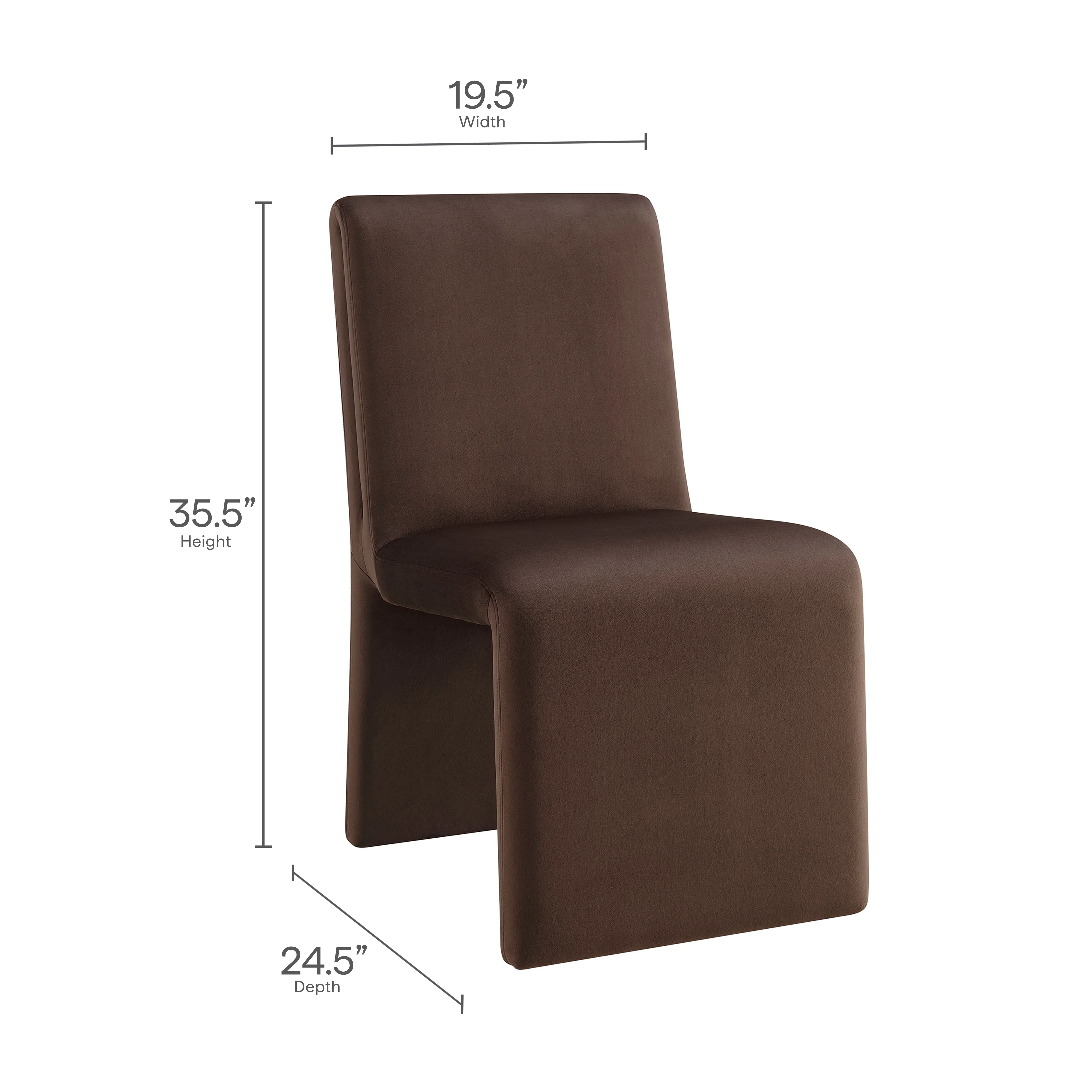 Emory Upholstered Performance Velvet Dining Side Chair by Modway - Image 27