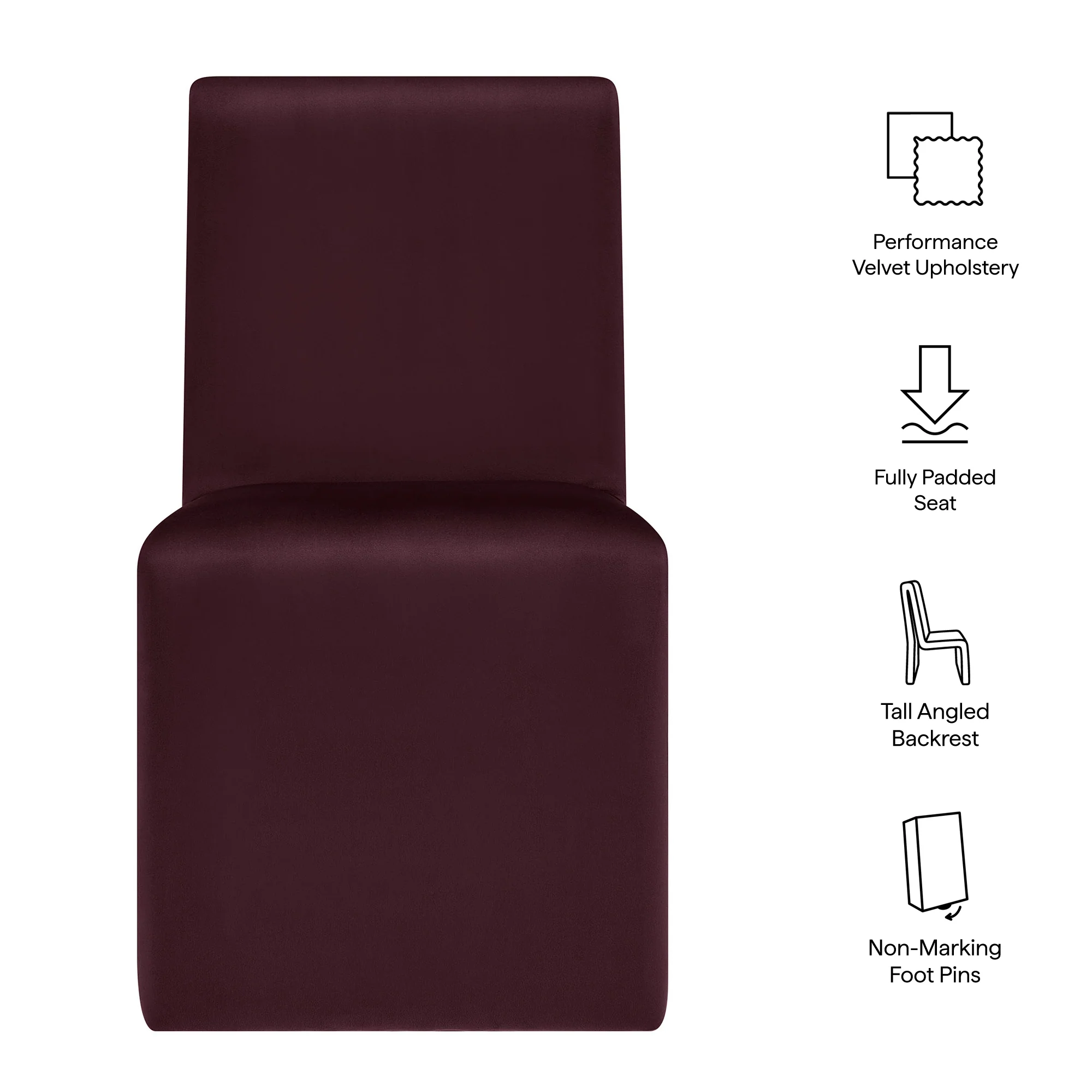 Emory Upholstered Performance Velvet Dining Side Chair by Modway - Image 35
