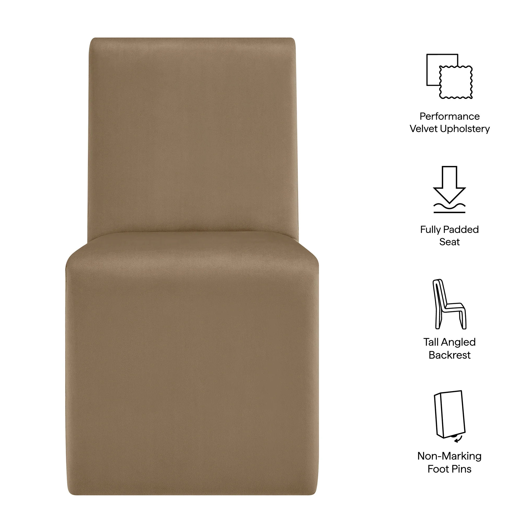 Emory Upholstered Performance Velvet Dining Side Chair by Modway - Image 44