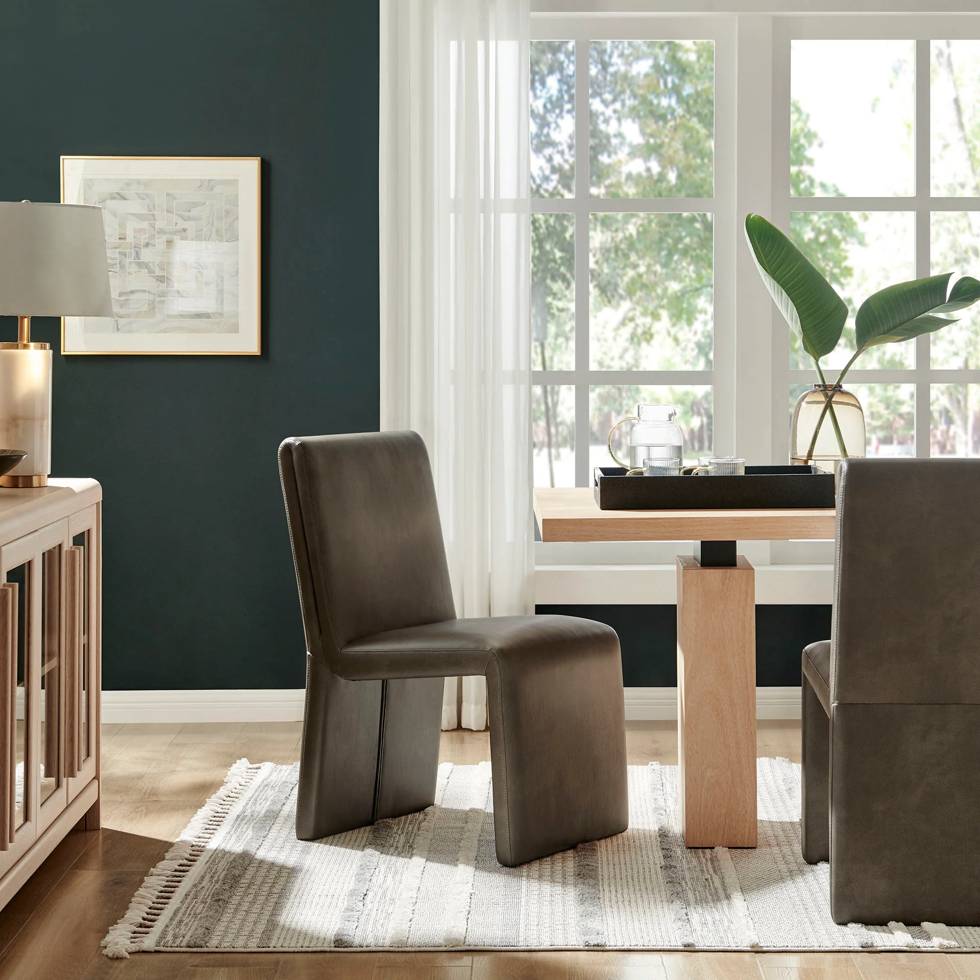Emory Vegan Leather Dining Side Chair by Modway - Image 16