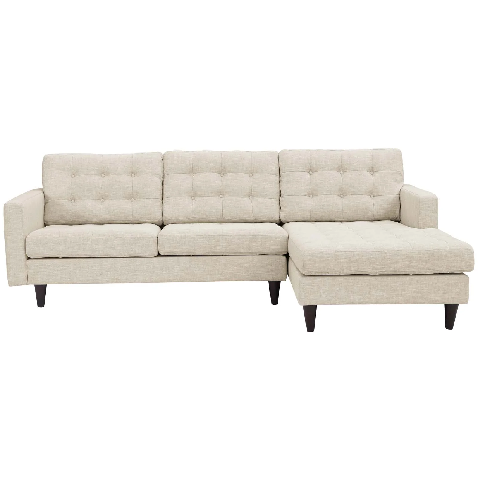 Empress Right-Facing Upholstered Fabric Sectional Sofa By Modway - EEI-1416 - Image 4