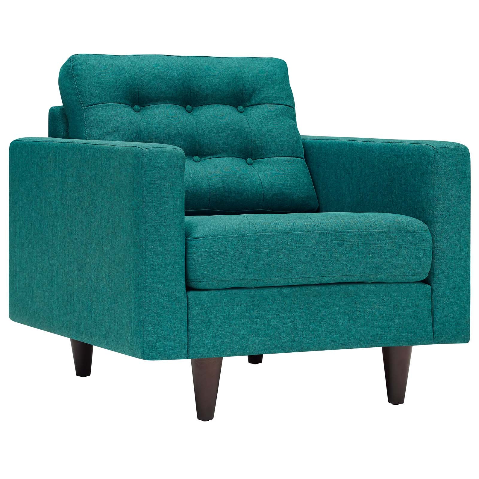 Empress Sofa, Loveseat and Armchair Set of 3 by Modway - Image 3