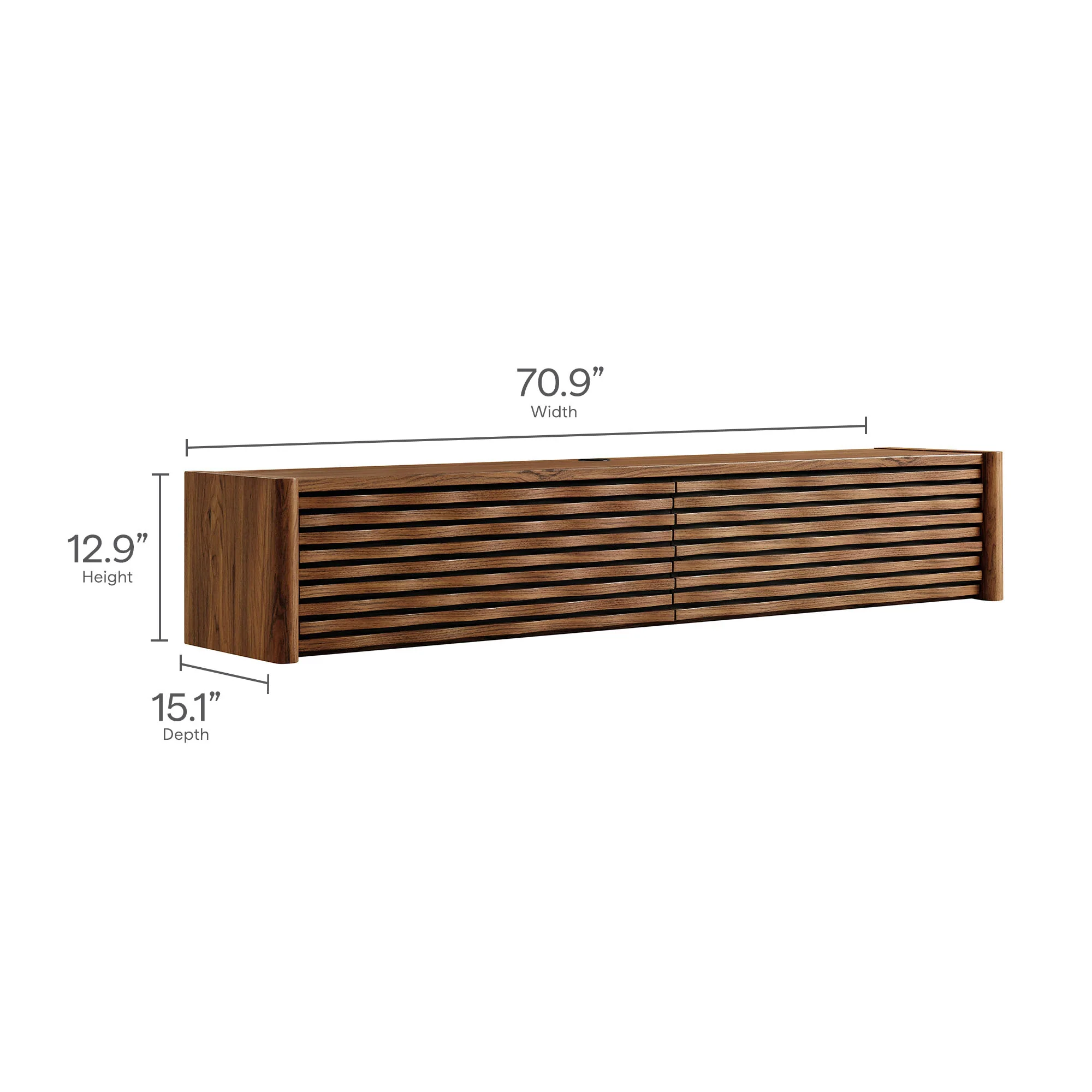 Emric Wave 71" Wall-Mounted TV Cabinet by Modway - Image 9