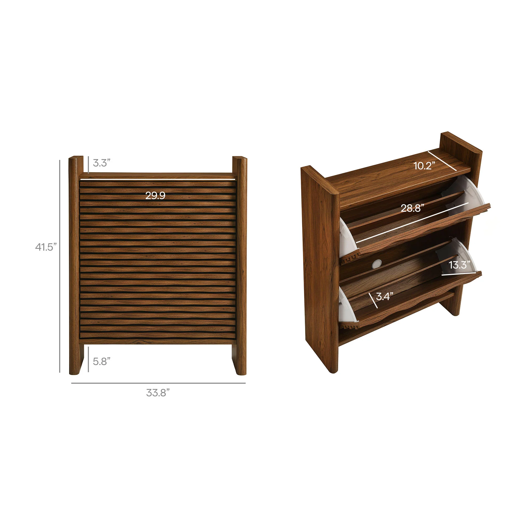 Emric Wave Shoe Cabinet by Modway - Image 9