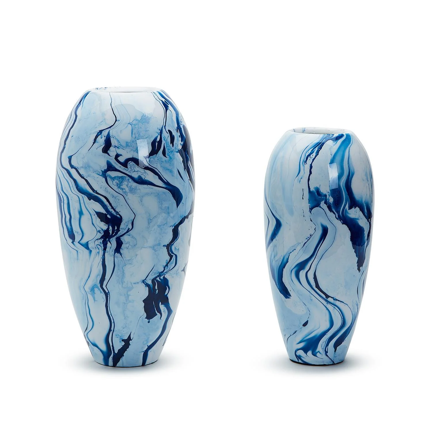 Enamel Vase Set Of 6 By Tozai Home - Image 2