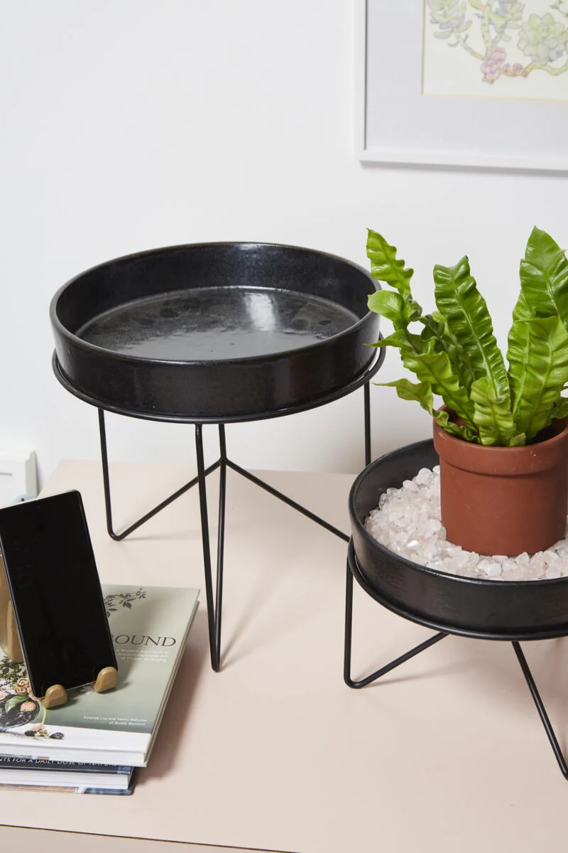 Encino Tray with Stand 10"x 7.75" By Accent Decor - Image 3
