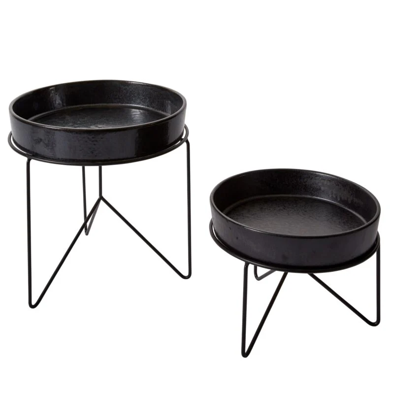 Encino Tray with Stand 10"x 7.75" By Accent Decor - Image 5