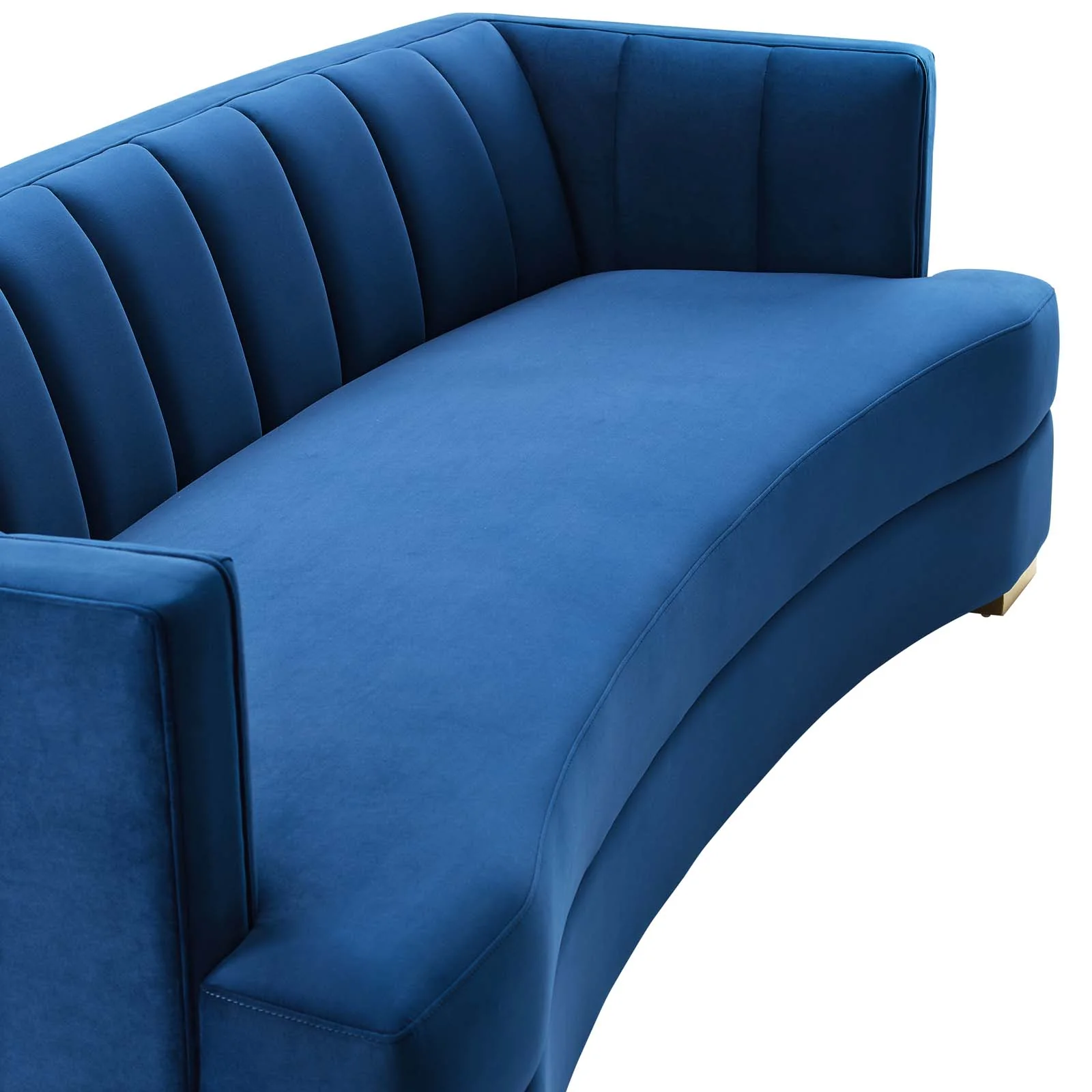 Encompass Channel Tufted Performance Velvet Curved Sofa By Modway - EEI-4134 - Image 14