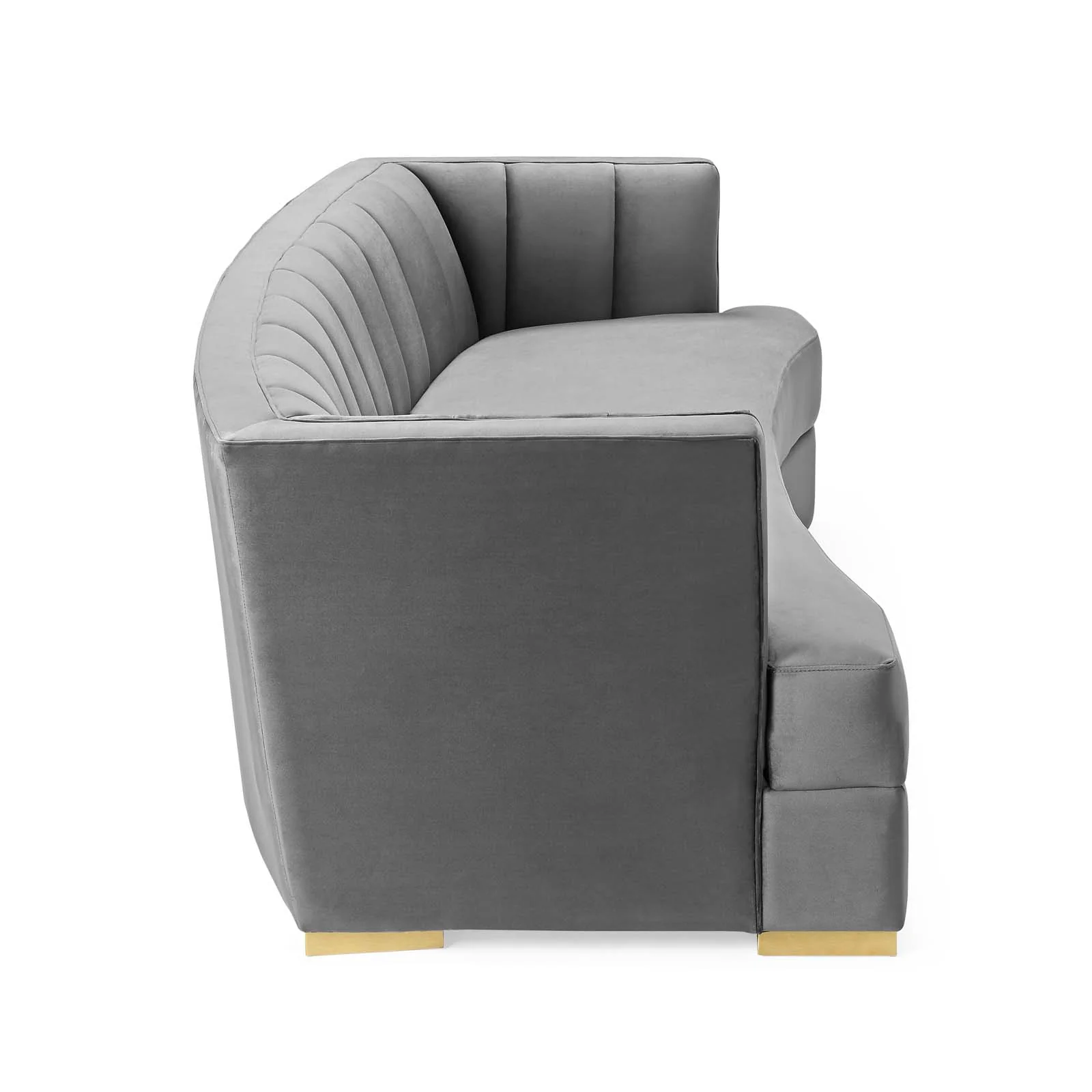 Encompass Channel Tufted Performance Velvet Curved Sofa By Modway - EEI-4134 - Image 3
