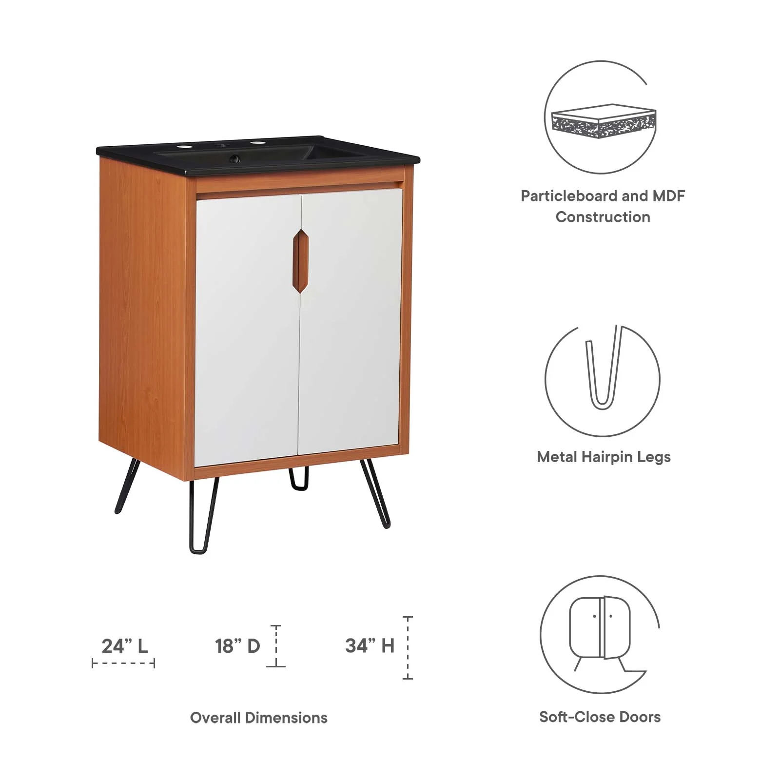 Energize 24" Bathroom Vanity By Modway - EEI-5804 - Image 8