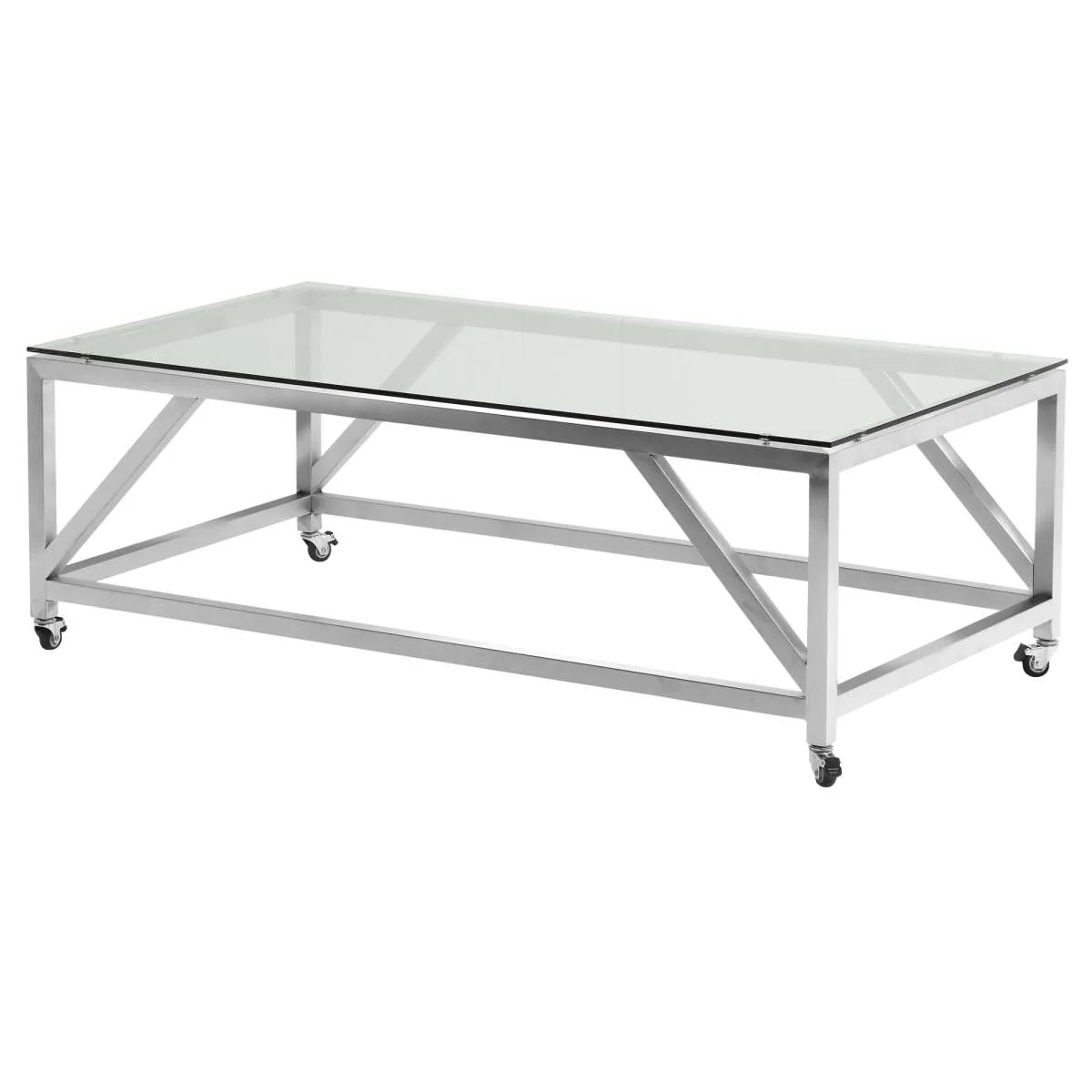 Enessa Contemporary Rectangular Coffee Table By Armen Living - Image 2
