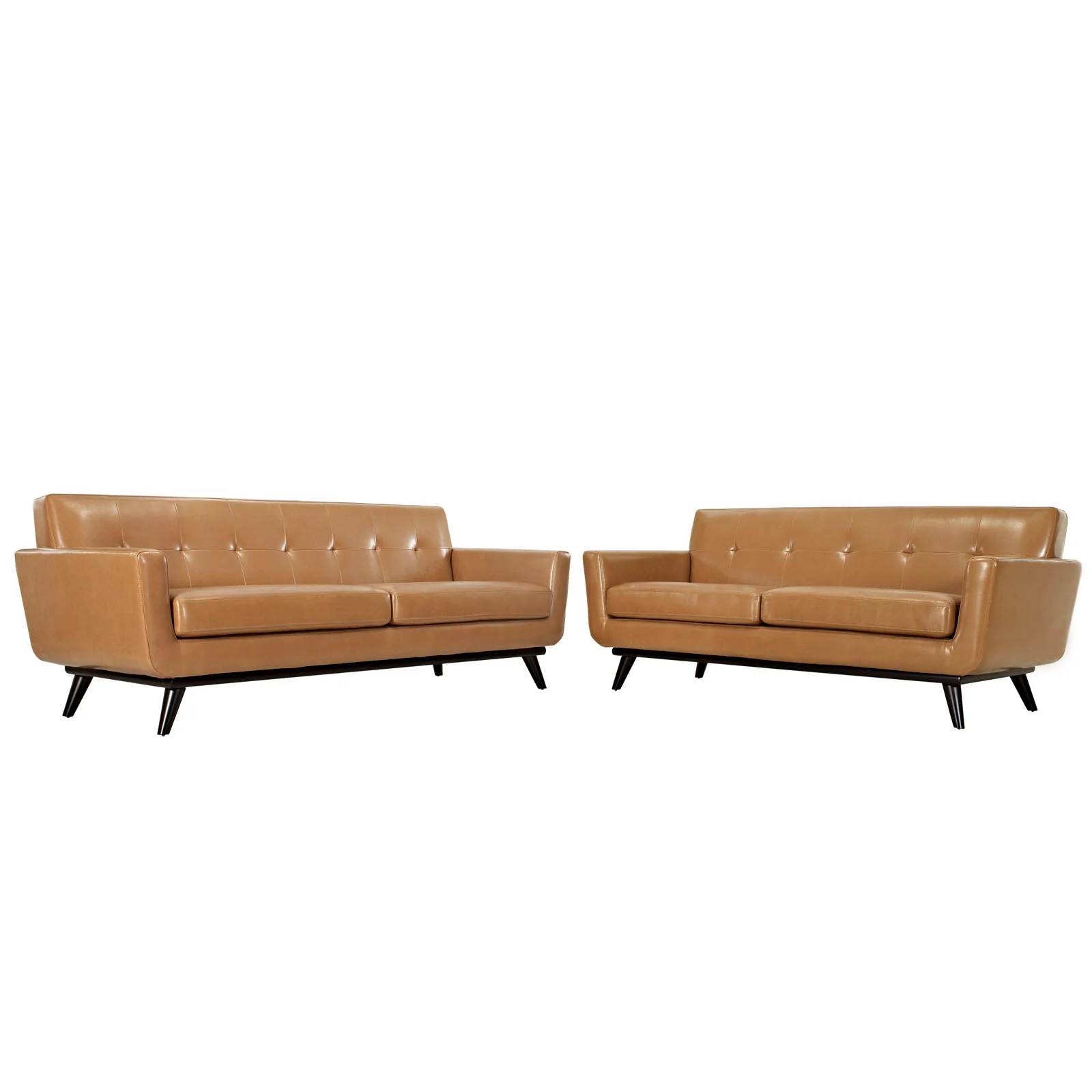 Engage 2 Piece Leather Living Room Set By Modway - EEI-1767 - Image 2