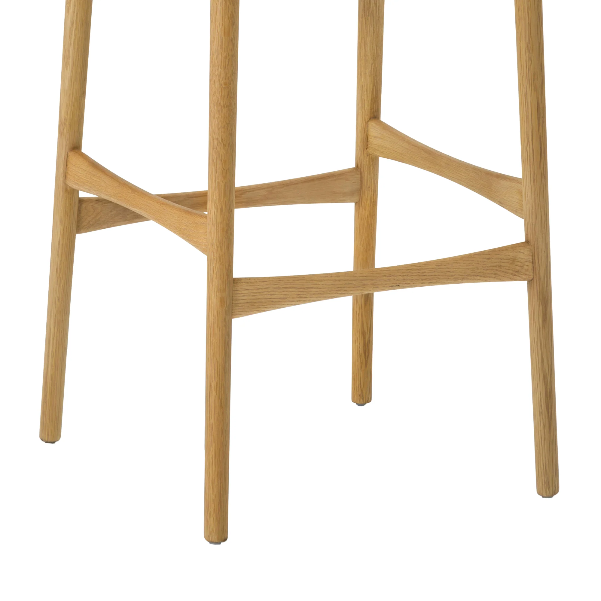 Erie Black Woven Paper Cord and Wood Bar Stool By Armen Living - Image 22