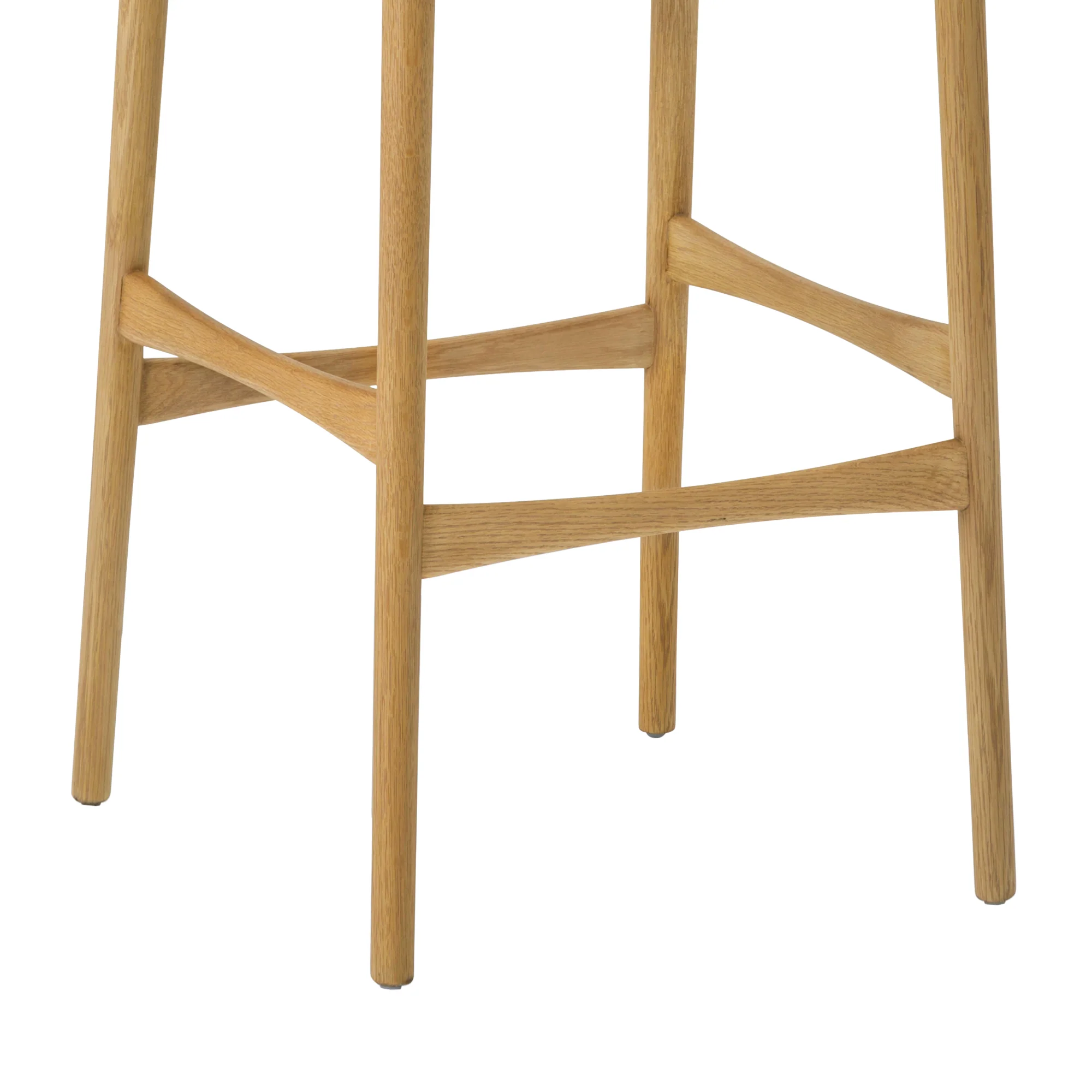 Erie Black Woven Paper Cord and Wood Counter Stool By Armen Living - Image 22