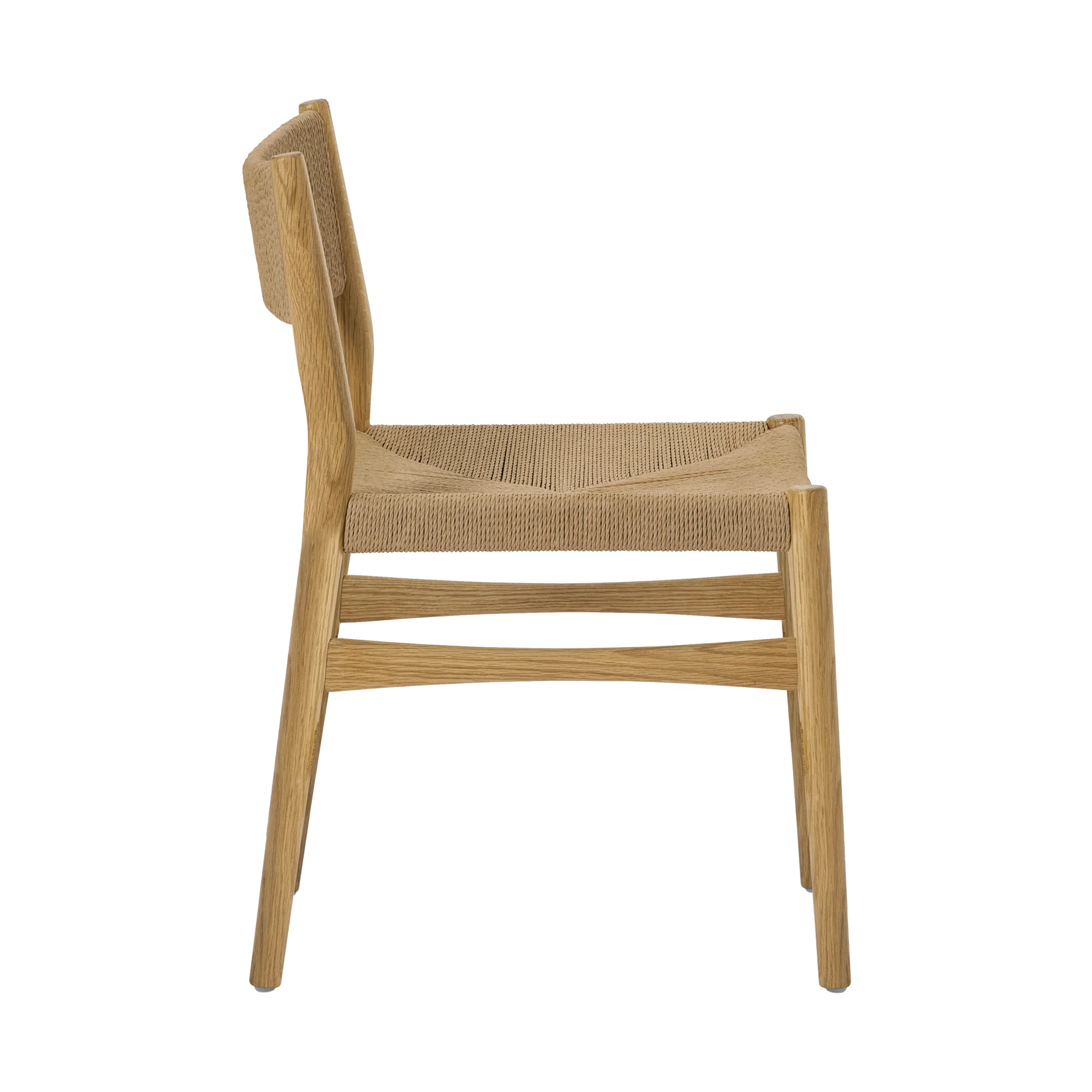 Erie Black Woven Paper Cord and Wood Dining Chairs - Set of 2 By Armen Living - Image 18