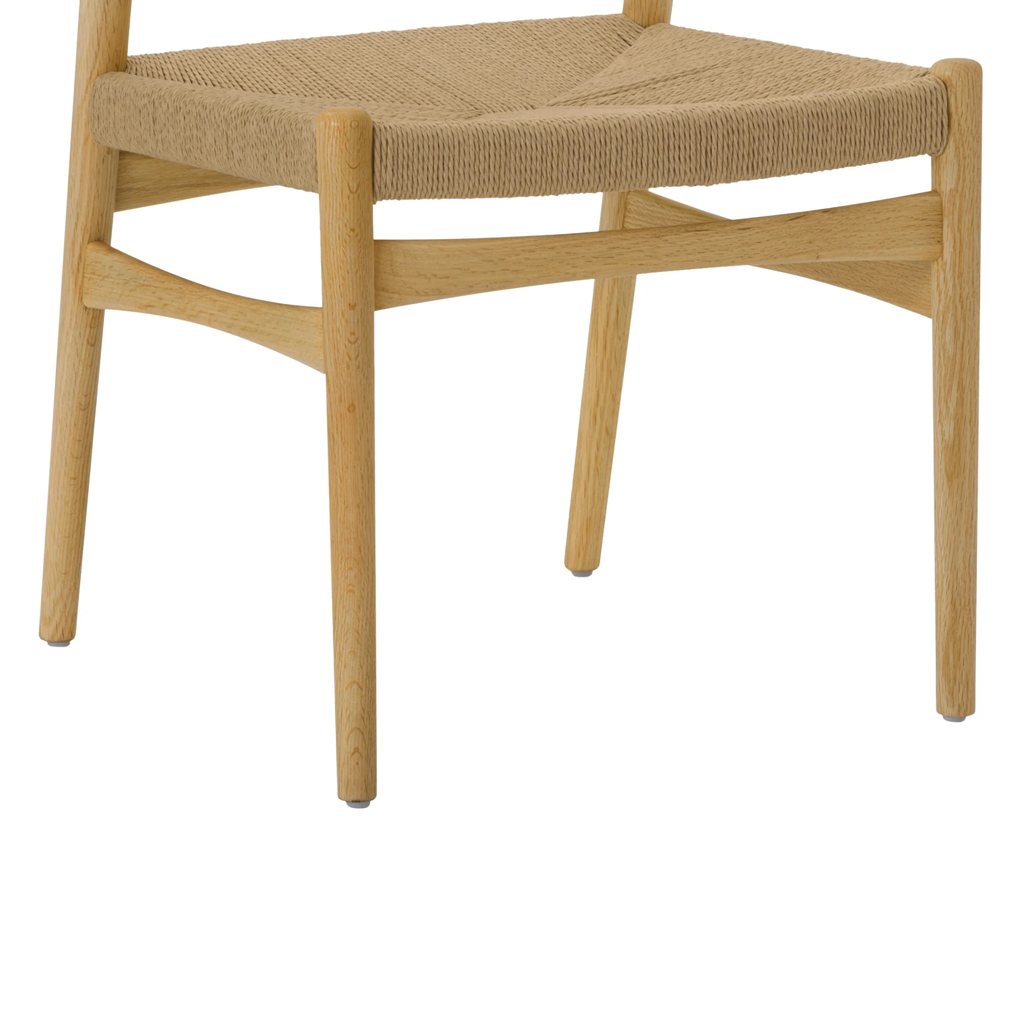 Erie Black Woven Paper Cord and Wood Dining Chairs - Set of 2 By Armen Living - Image 21