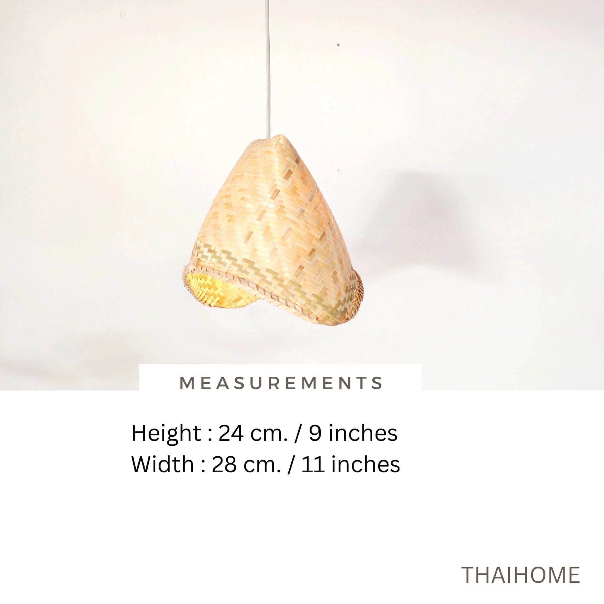 Esan - Bamboo Pendant Light By Thaihome - Image 2