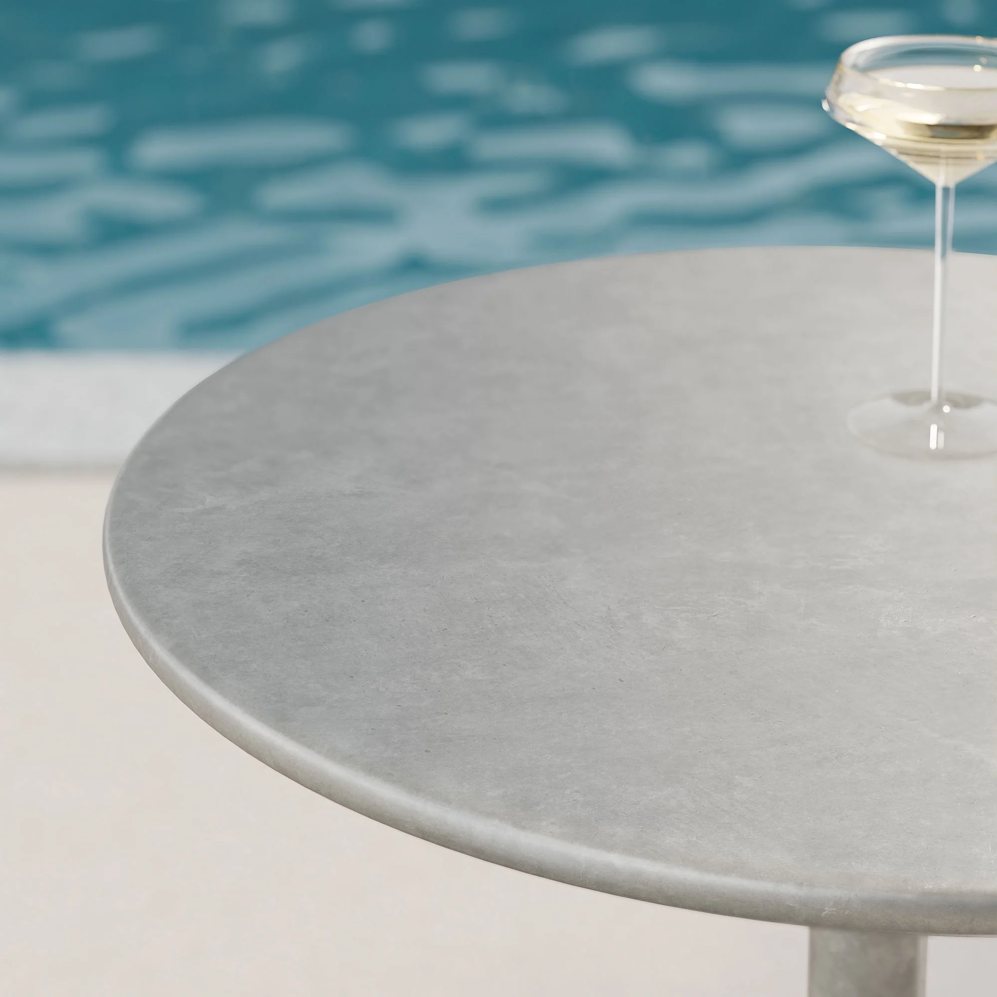 Esme Outdoor Patio Outdoor Patio Concrete Side Table by Modway - Image 5