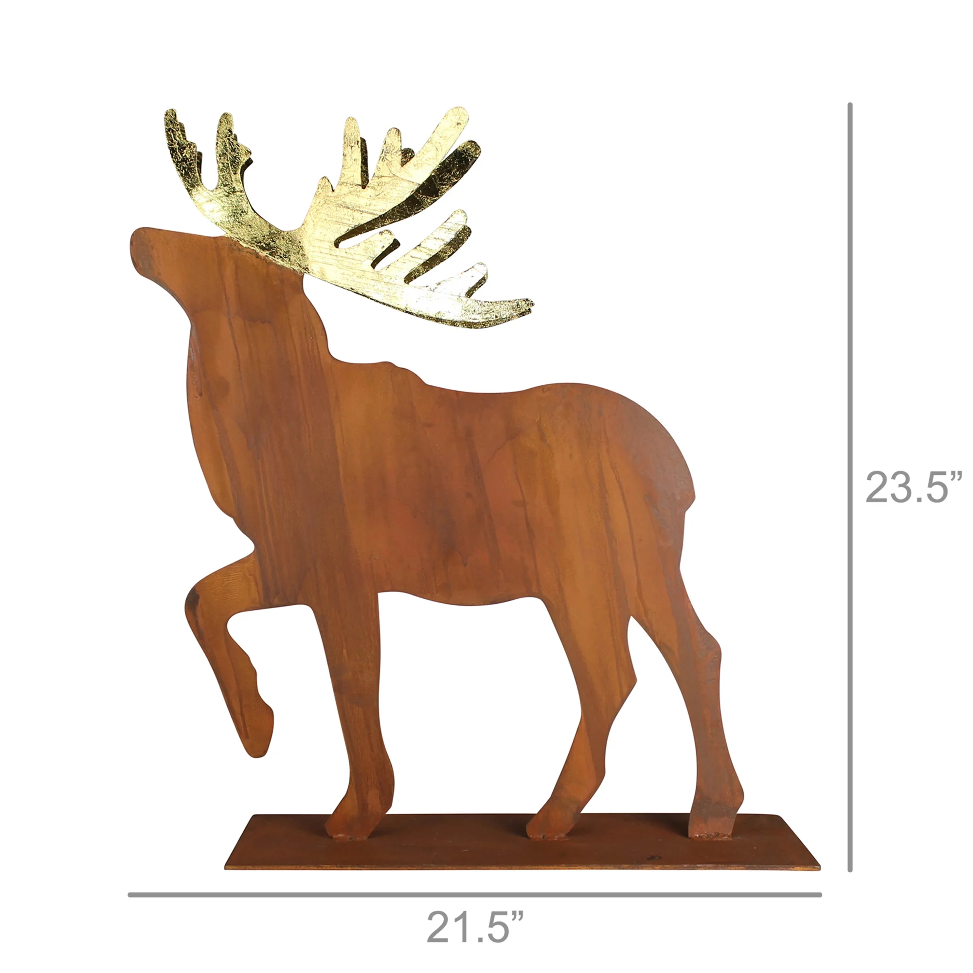 Espen Reindeer, Rust - Large Set Of 2 By HomArt - Image 2