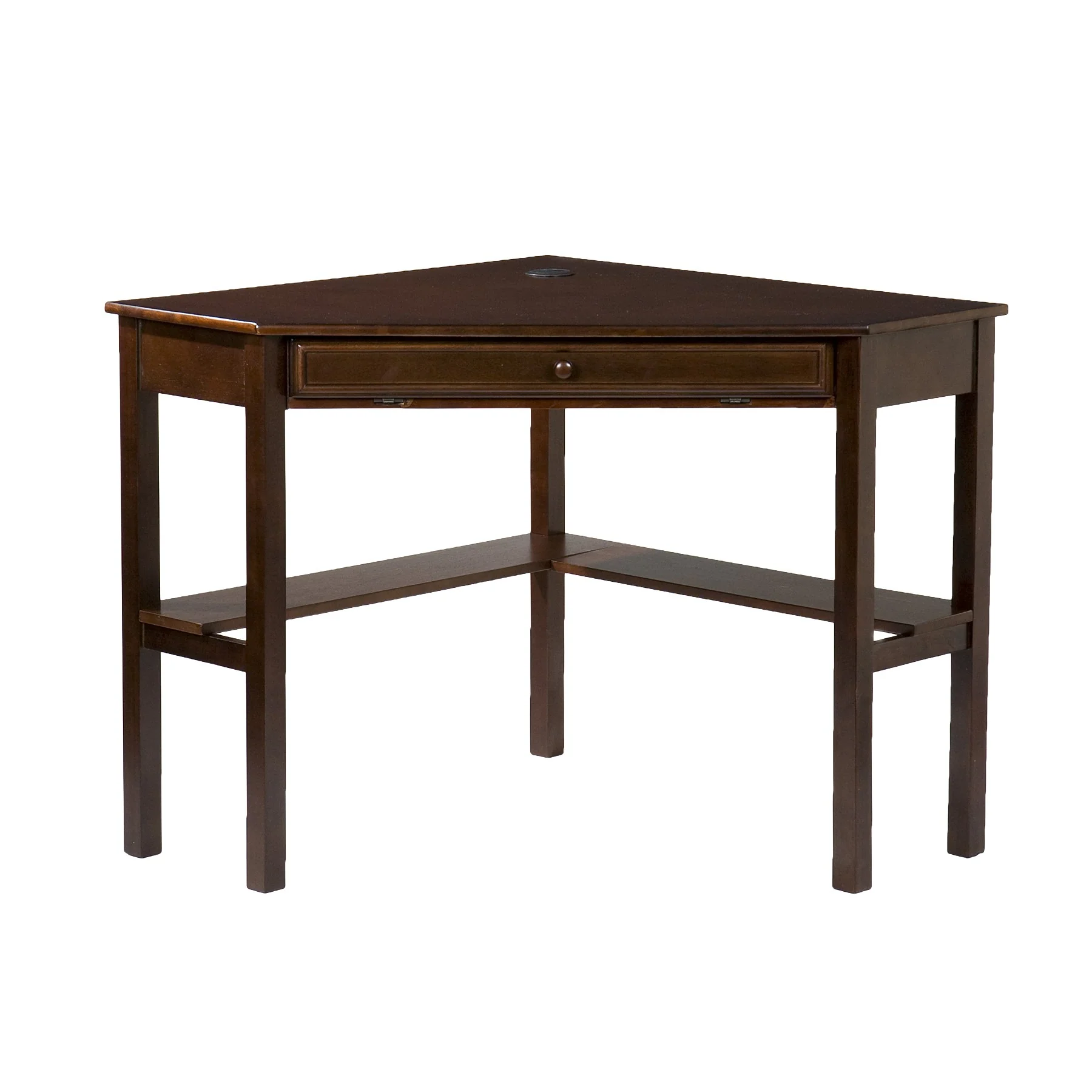 Espresso Corner Computer Desk By Homeroots - Image 4