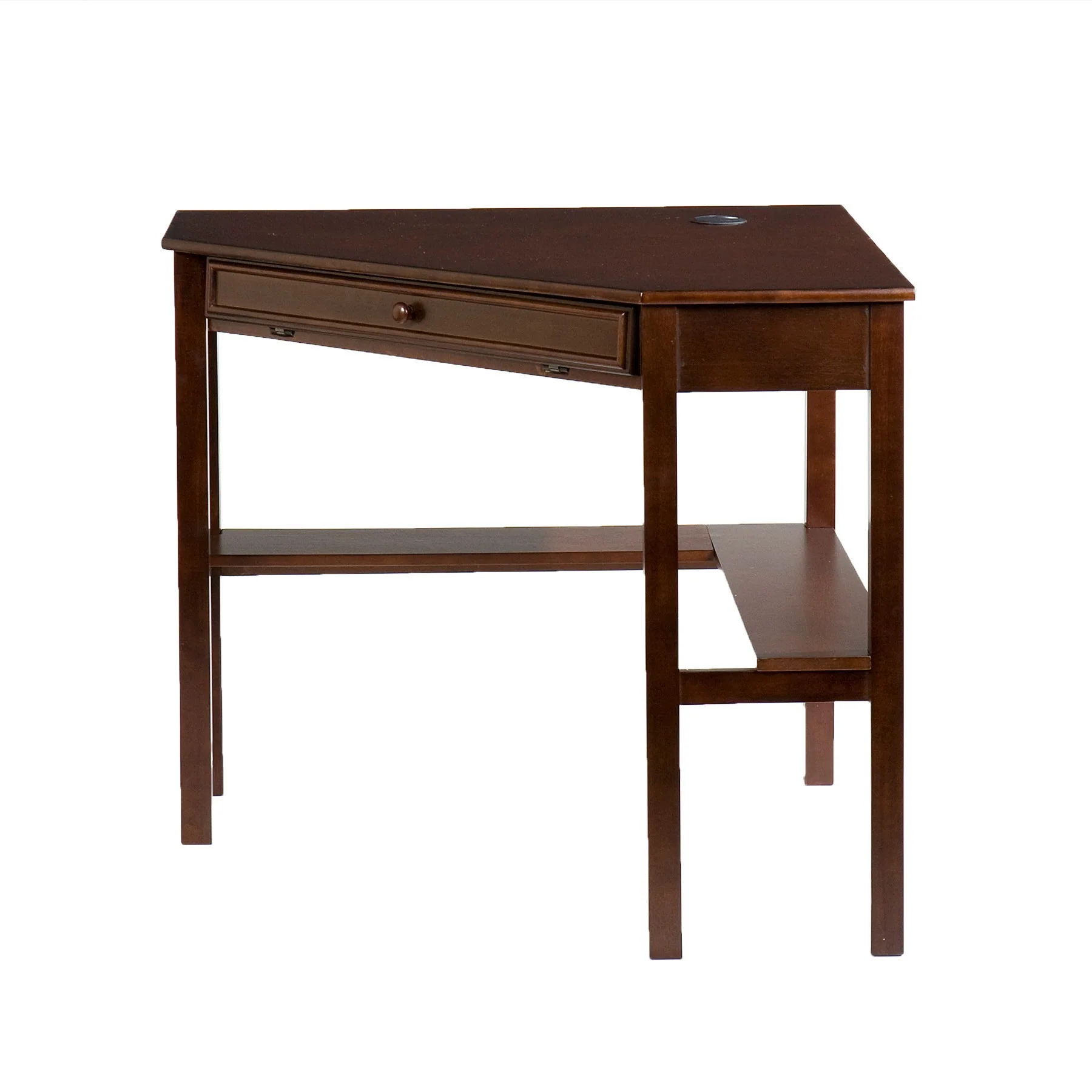 Espresso Corner Computer Desk By Homeroots - Image 8