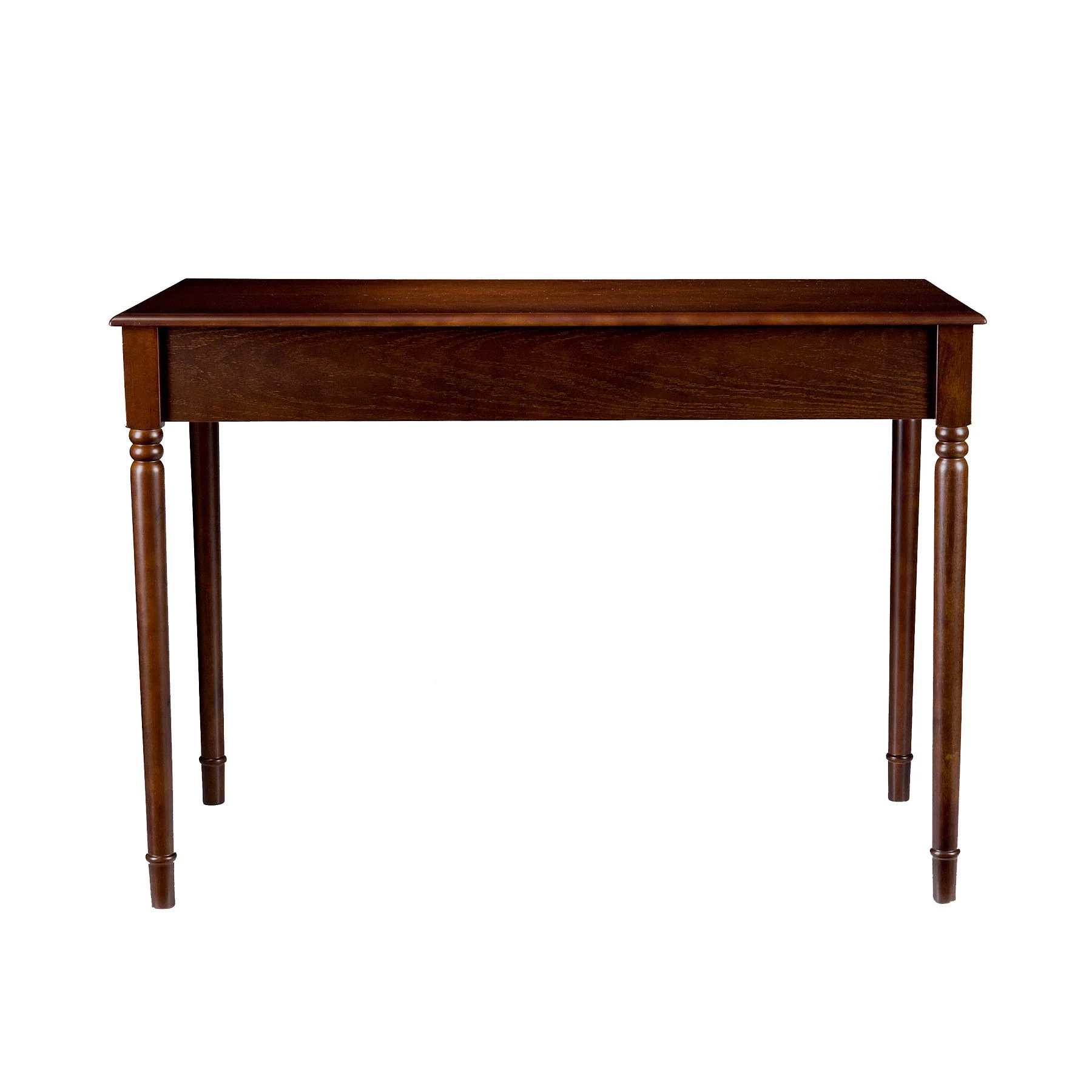 Espresso Desk with Drawers By Homeroots - Image 7