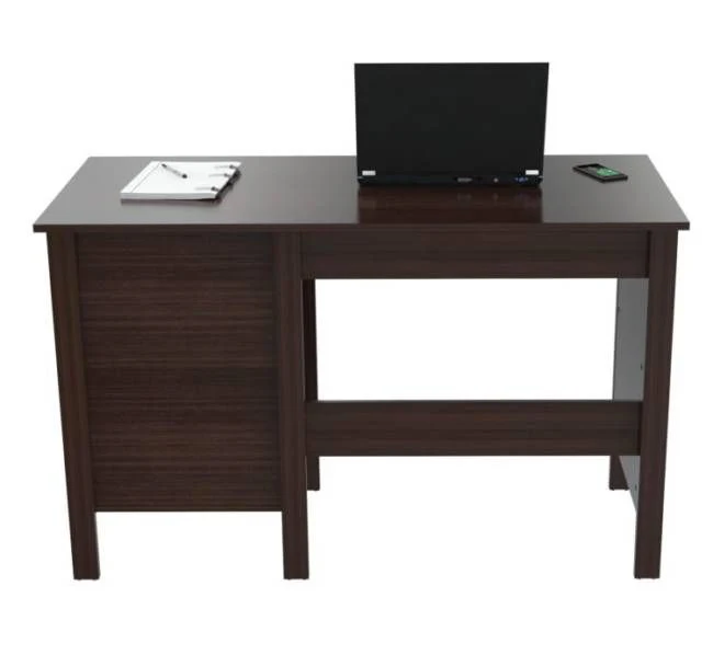 Espresso Finish Wood Writing Desk with Three Drawers By Homeroots - Image 5