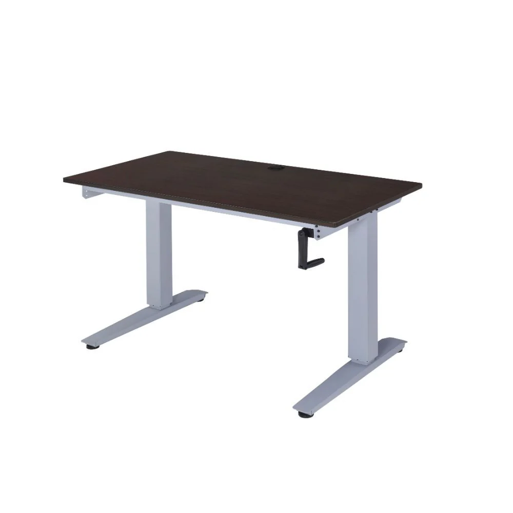 Espresso Paper Veneer Lift Desk By Homeroots - Image 2