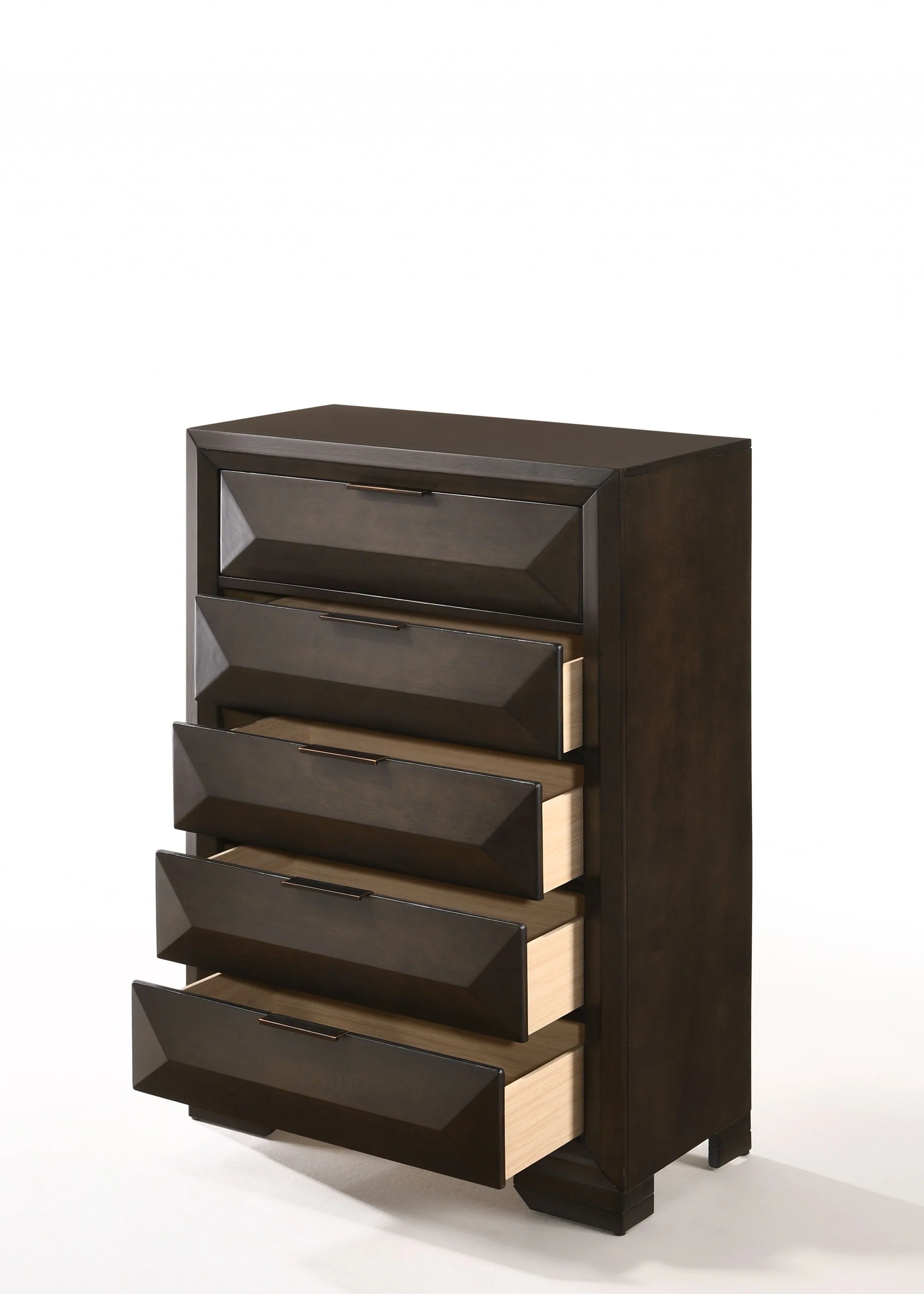 Espresso Rubber Wood Chest By Homeroots - 318727 - Image 2