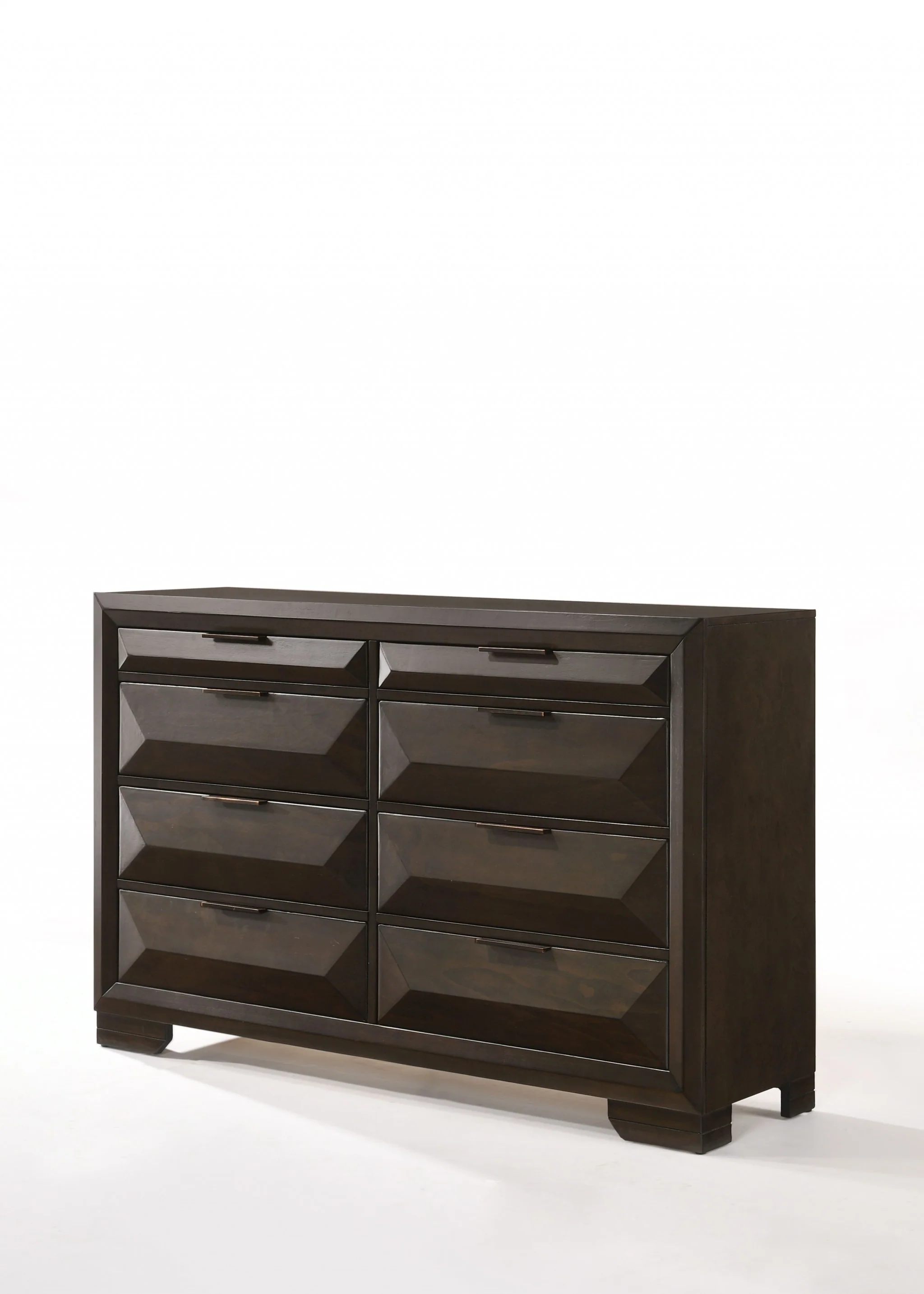 Espresso Rubber Wood Dresser By Homeroots - Image 3