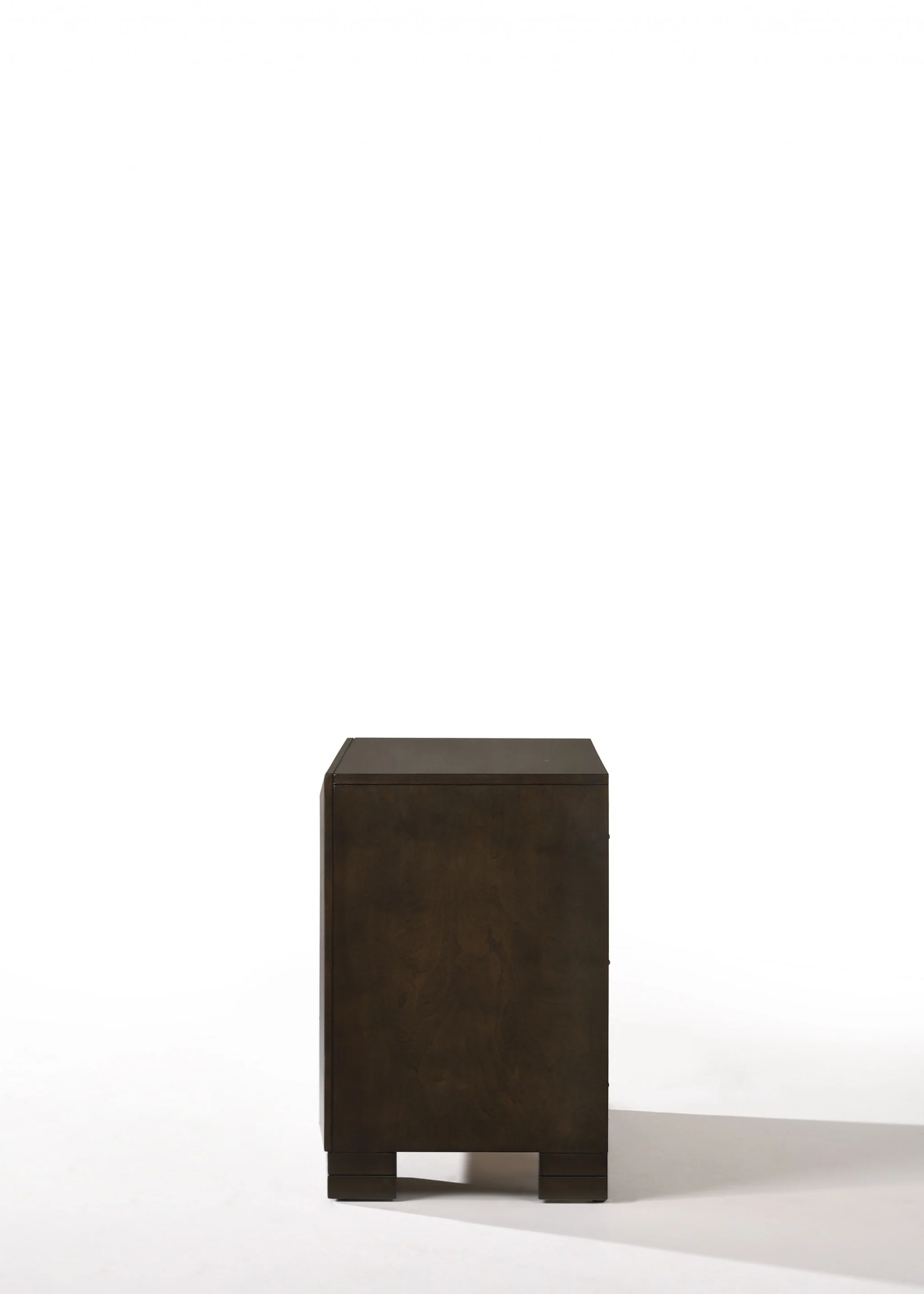 Espresso Rubber Wood Nightstand By Homeroots - 318724 - Image 4