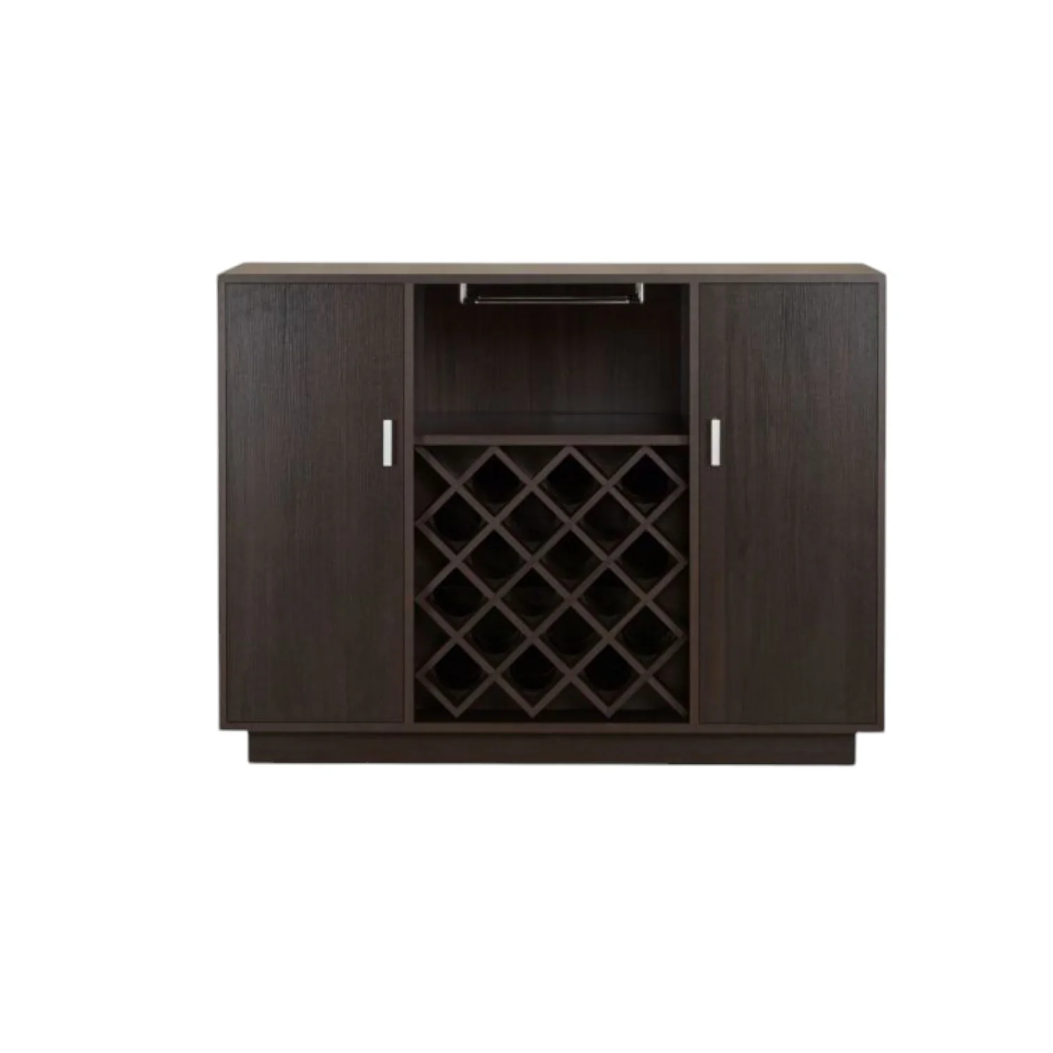 Espresso Server with Two Doors By Homeroots - Image 2