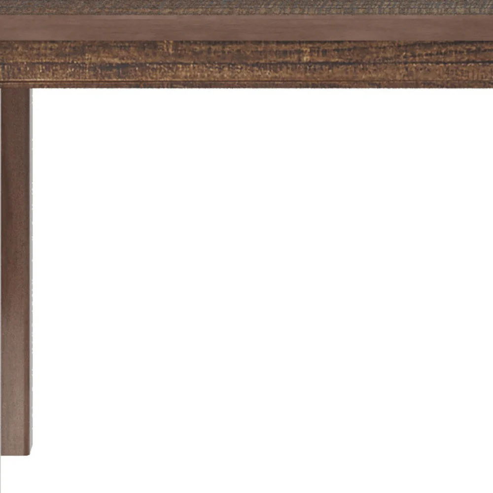 Espresso Solid Wood Dining Table By Homeroots - Image 6