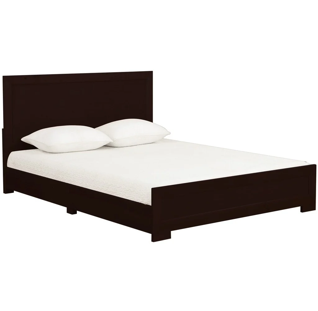 Espresso Wood Twin Platform Bed By Homeroots - 397091 - Image 3
