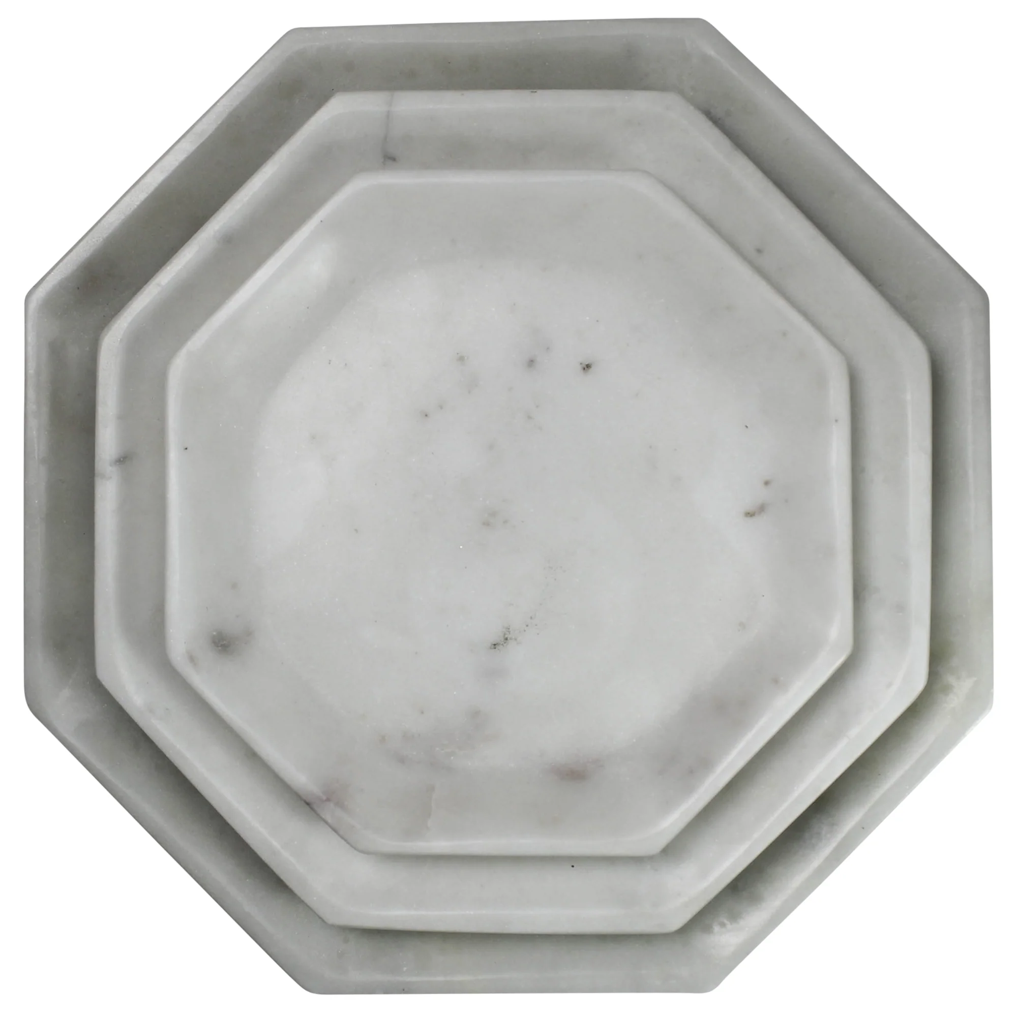 Essex Octagon Plate, Marble - Small Set Of 2 By HomArt - Image 5