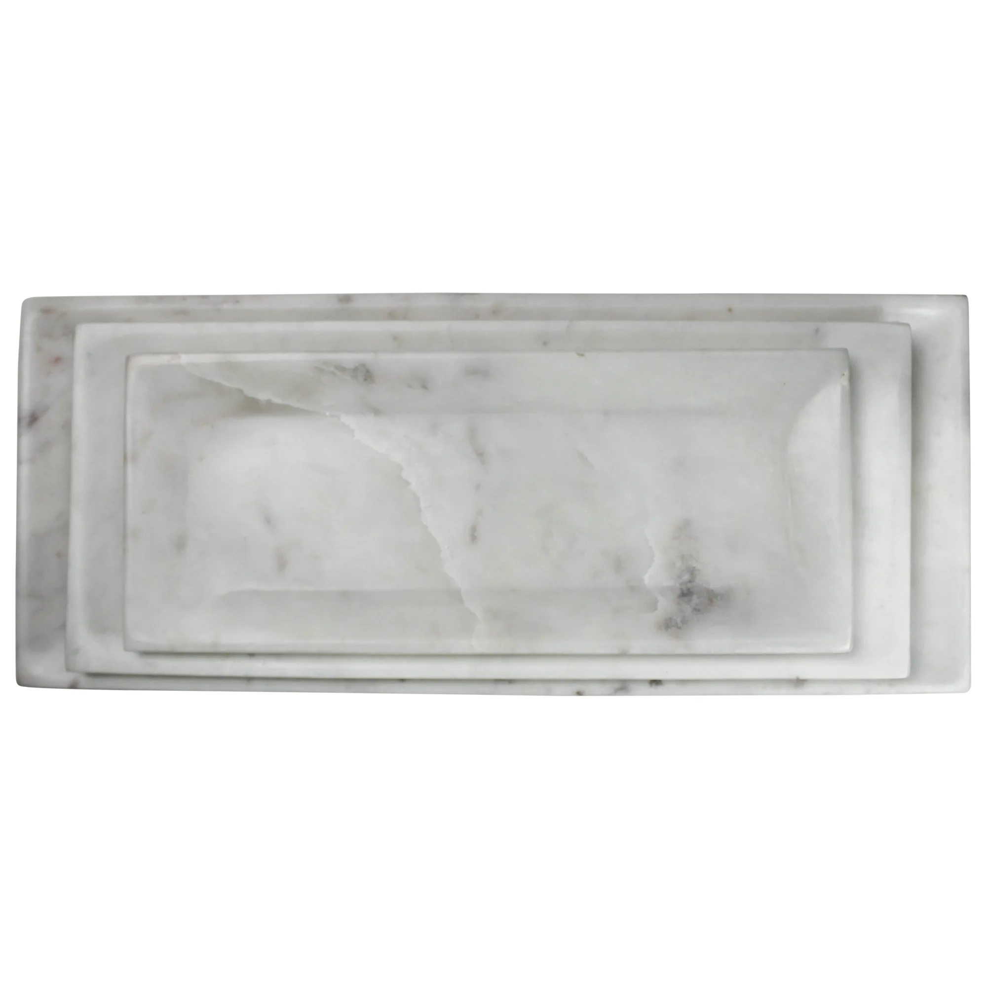 Essex Rectangle Plate, Marble - Small Set Of 2 By HomArt - Image 5