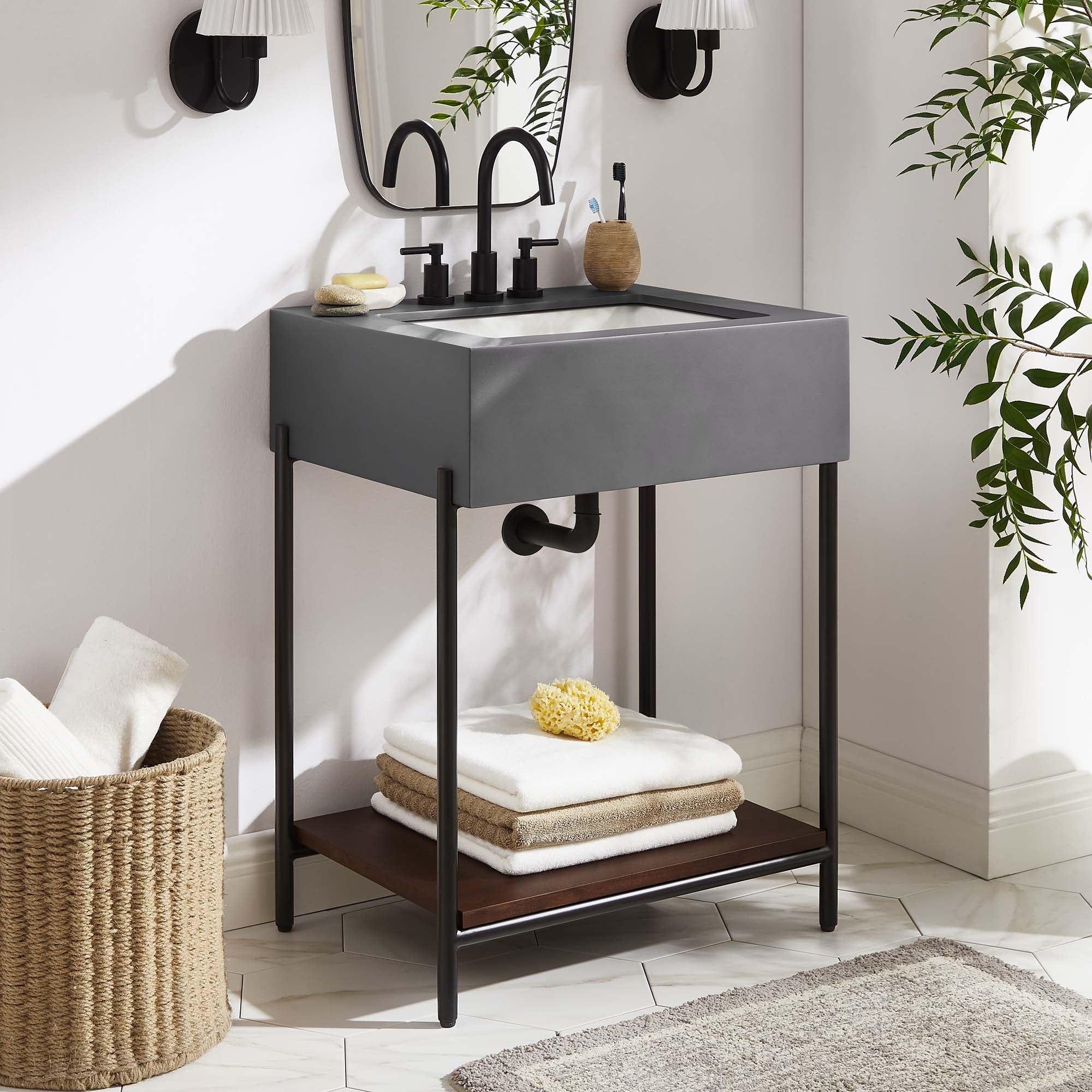 Etch 24" Bathroom Vanity with Sink by Modway - Image 13