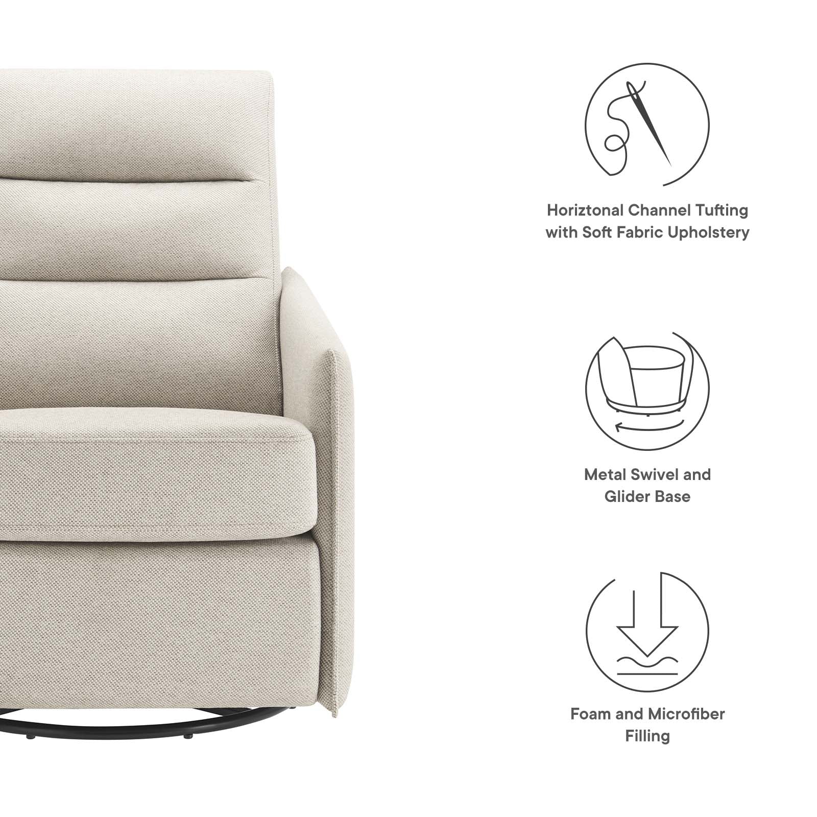 Etta Upholstered Fabric Lounge Chair By Modway - EEI-6738 - Image 15