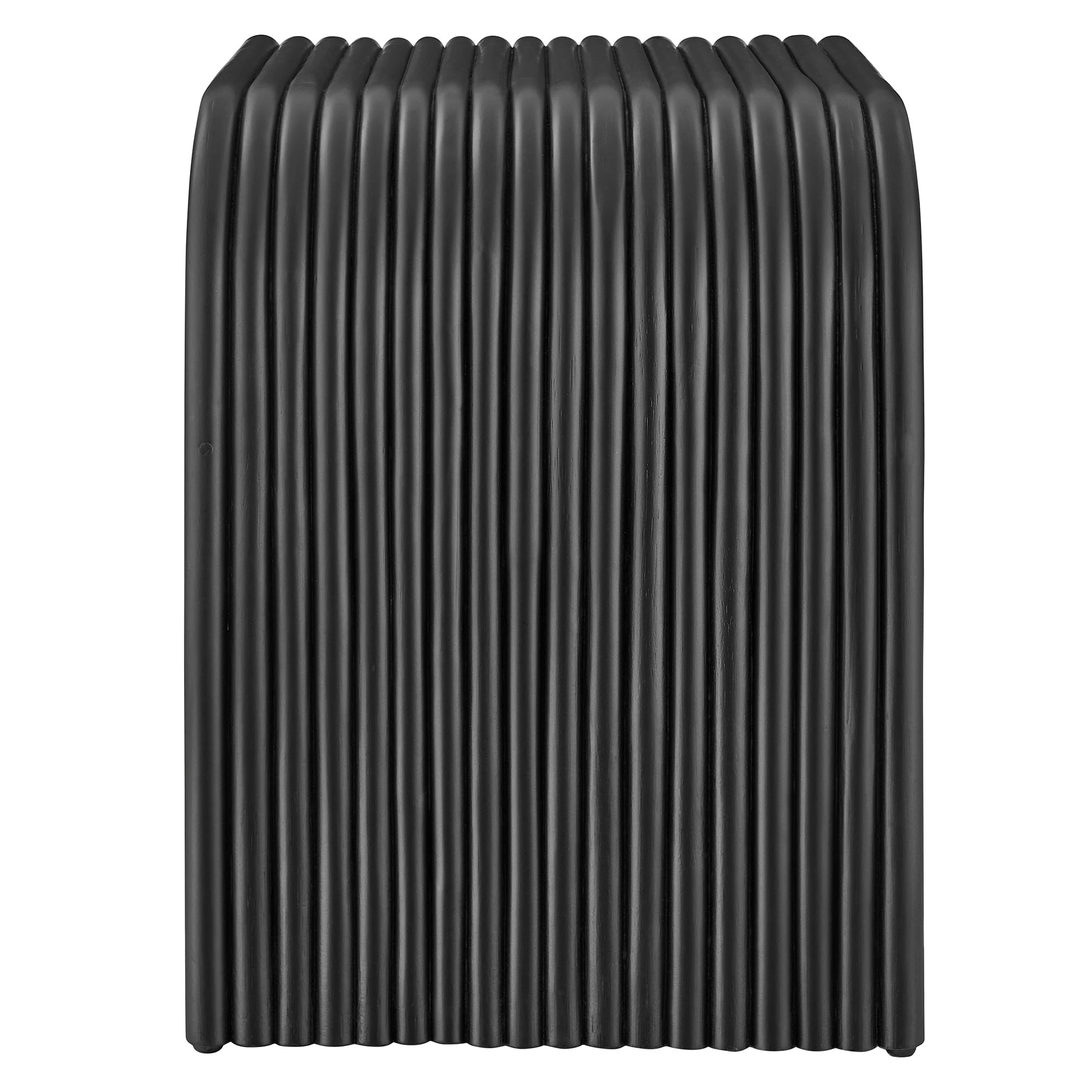 Eve Curved Natural Rattan Side Table by Modway - Image 3
