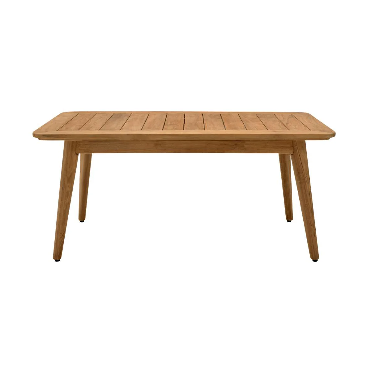 Eve Outdoor Rectangular Teak Wood Coffee Table By Armen Living - Image 2