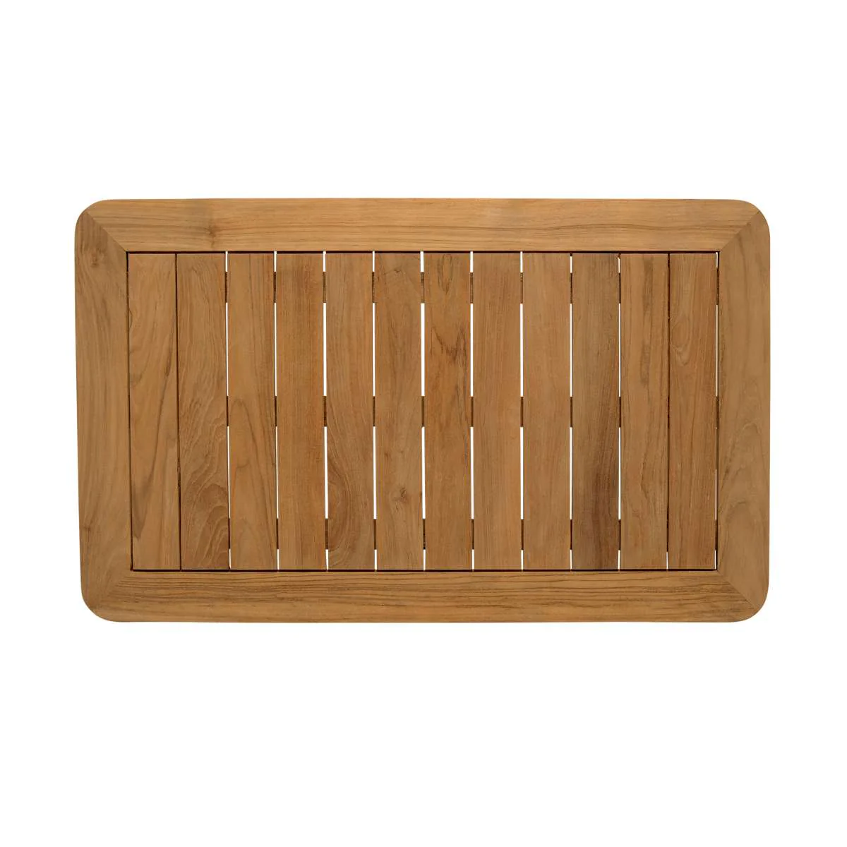 Eve Outdoor Rectangular Teak Wood Coffee Table By Armen Living - Image 5