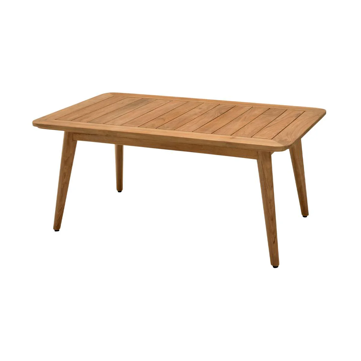 Eve Outdoor Rectangular Teak Wood Coffee Table By Armen Living - Image 6