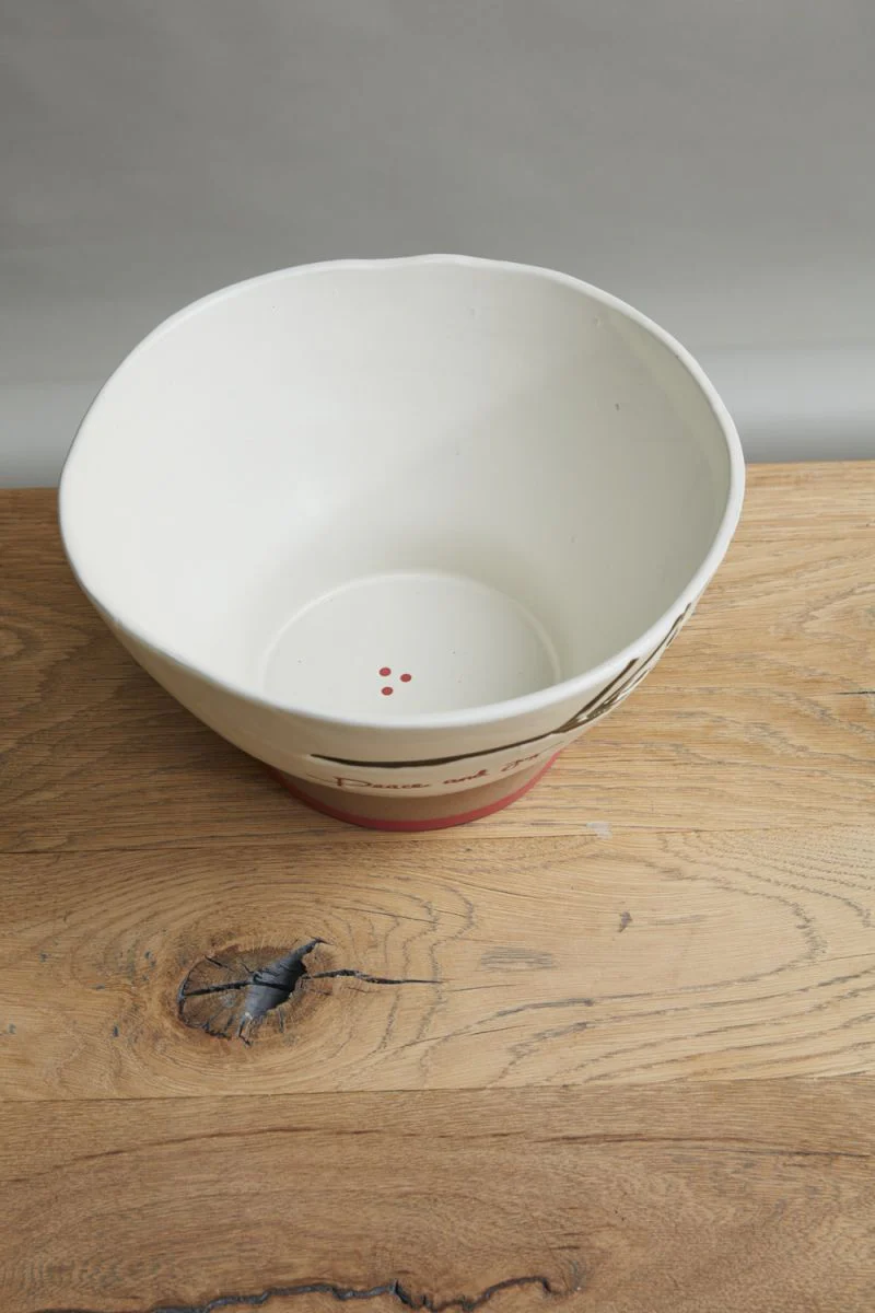 Evergreen Serving Bowl 10" x 5.5" By Accent Decor - Image 2